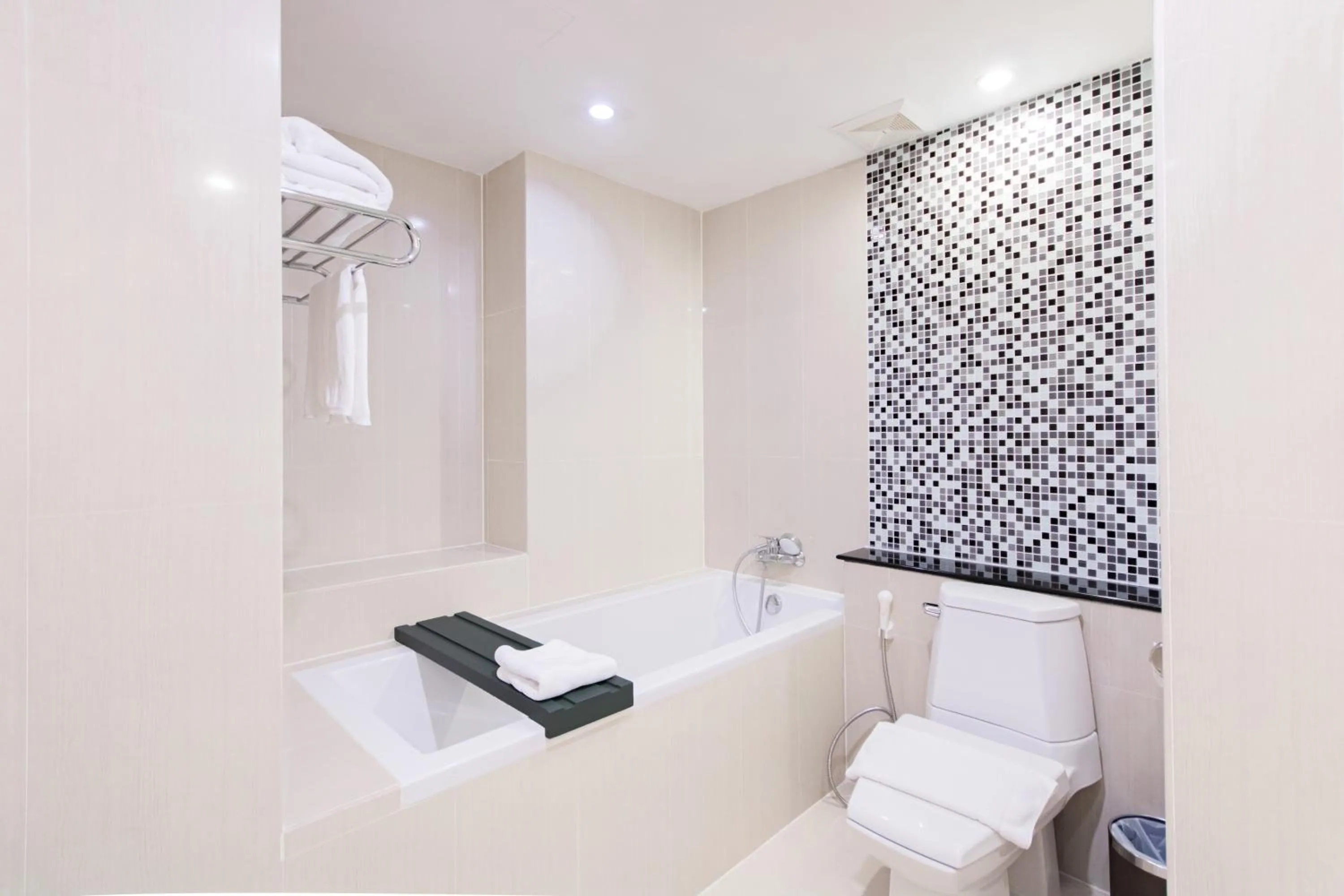 Bathroom, Bed in Lacol Khao Yai - A Chatrium Collection