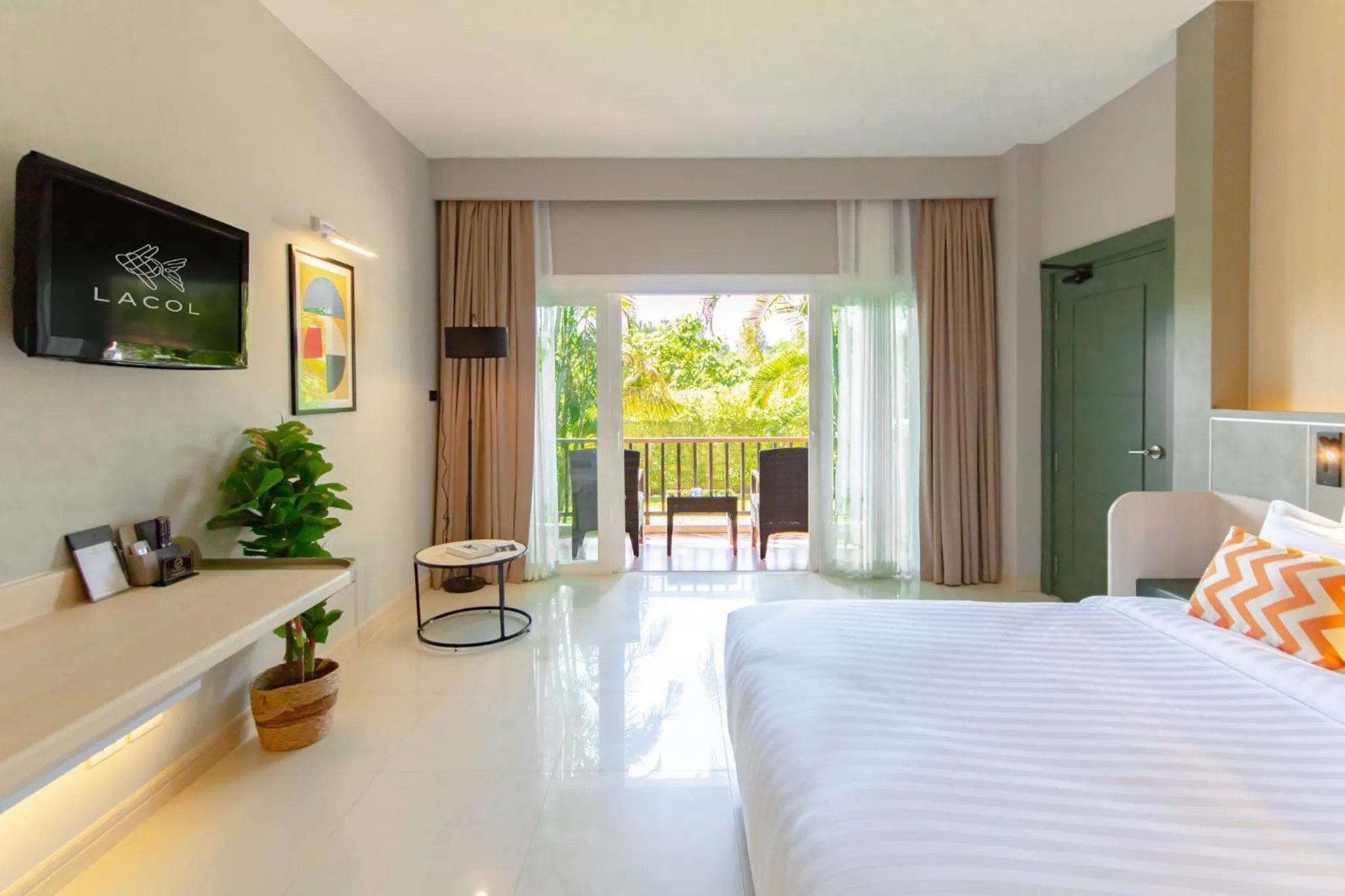 View (from property/room), Bed in Lacol Khao Yai - A Chatrium Collection