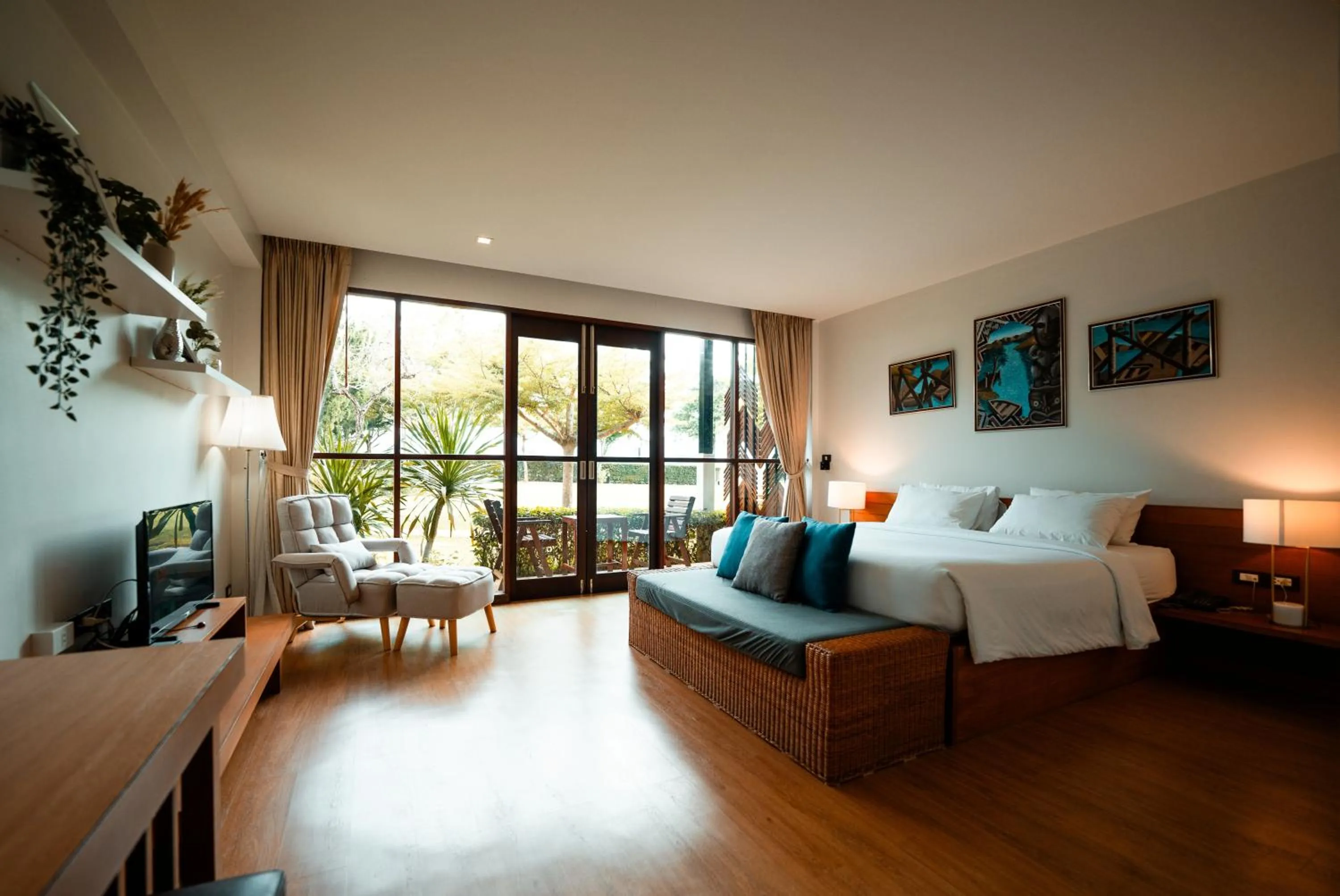 Bed in Ma Villa Khao Yai