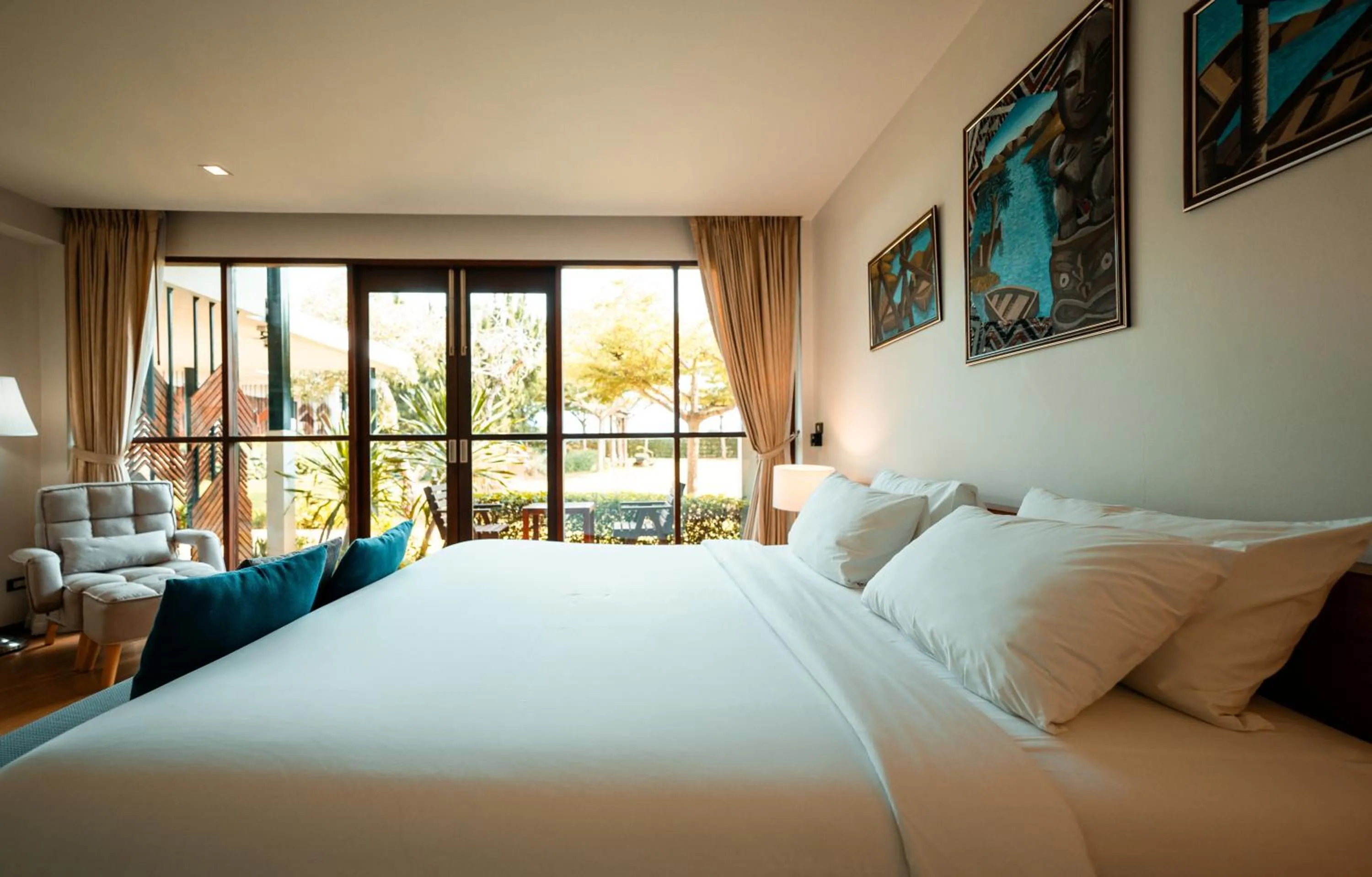 Bed in Ma Villa Khao Yai