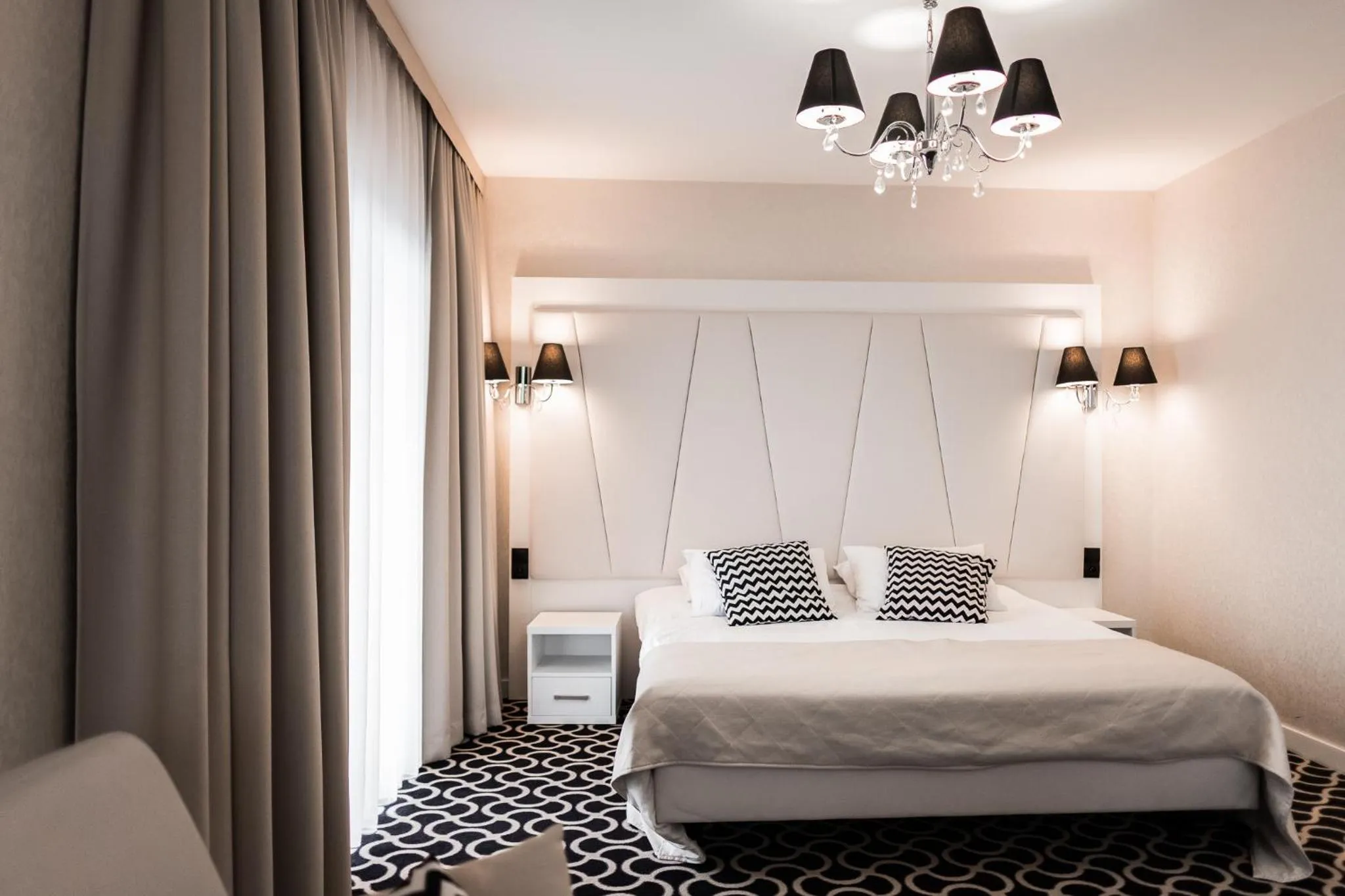 Bed in Hotel Coloseum