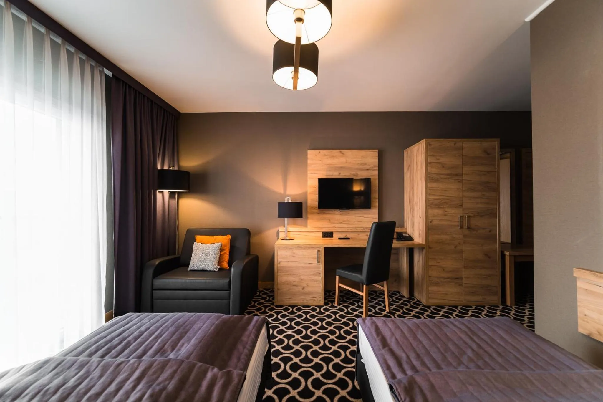 Bed in Hotel Coloseum