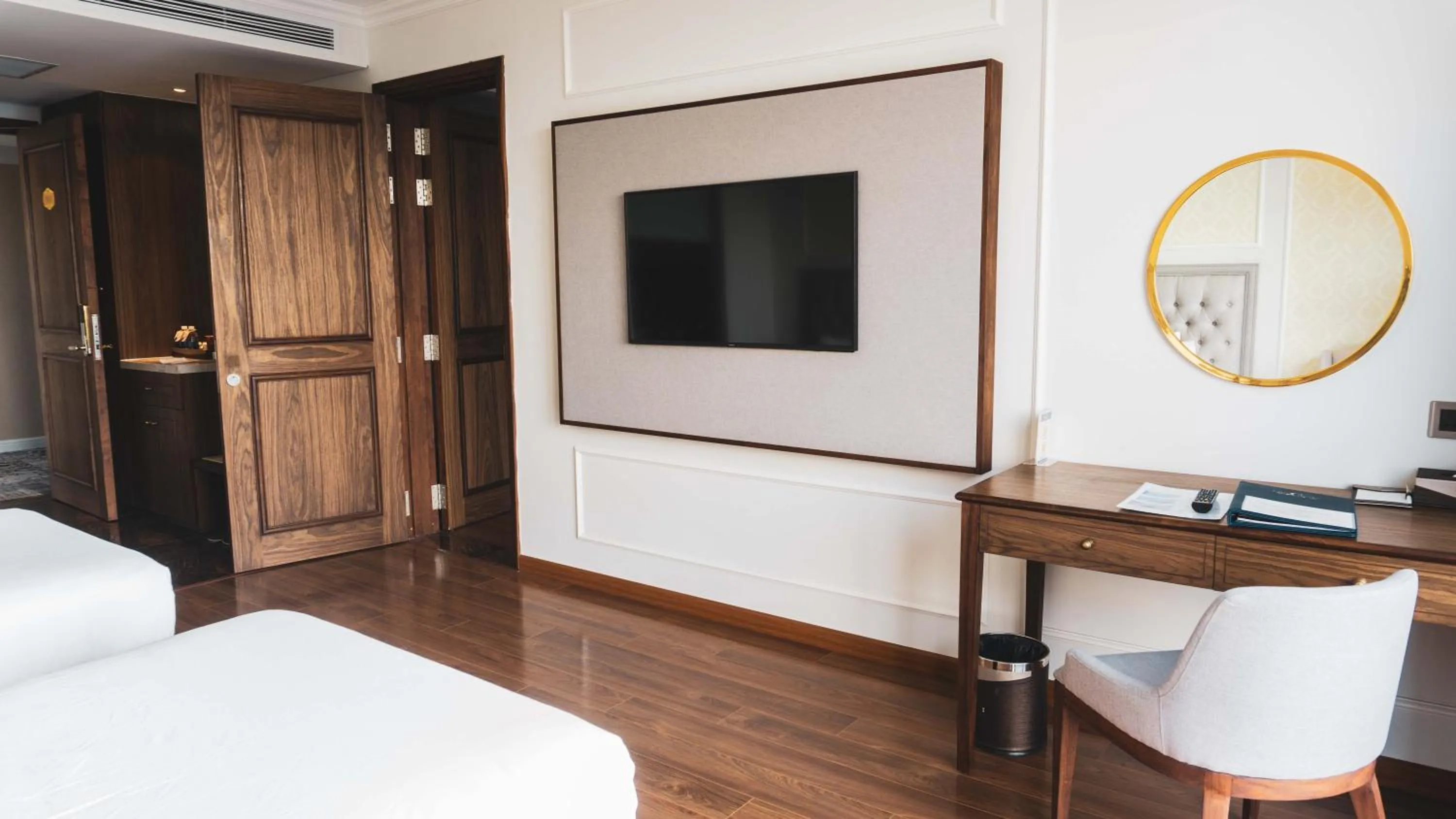 Bed in Phu Cuong Hotel Ca Mau