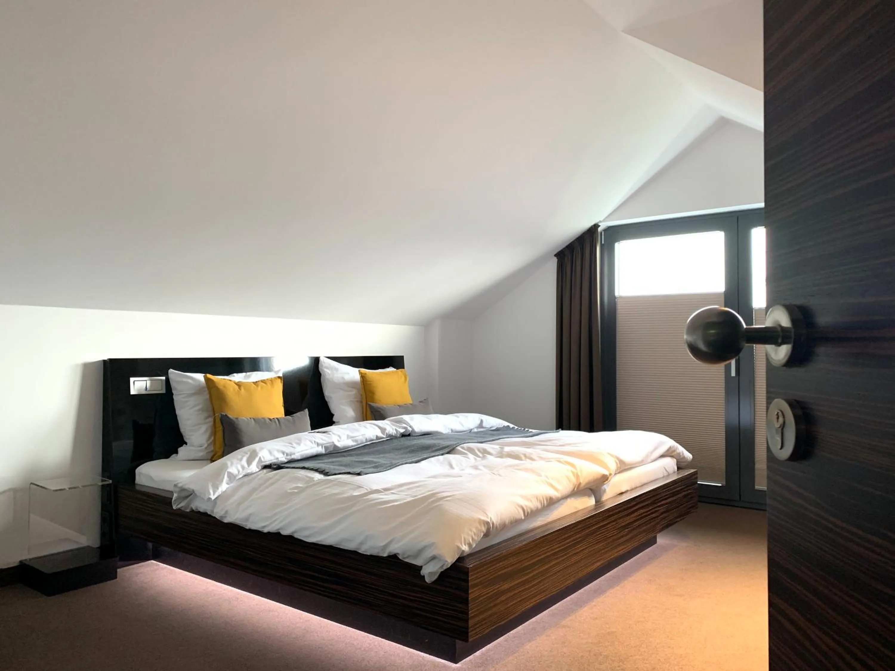 Bed in Hotel im Wigbold