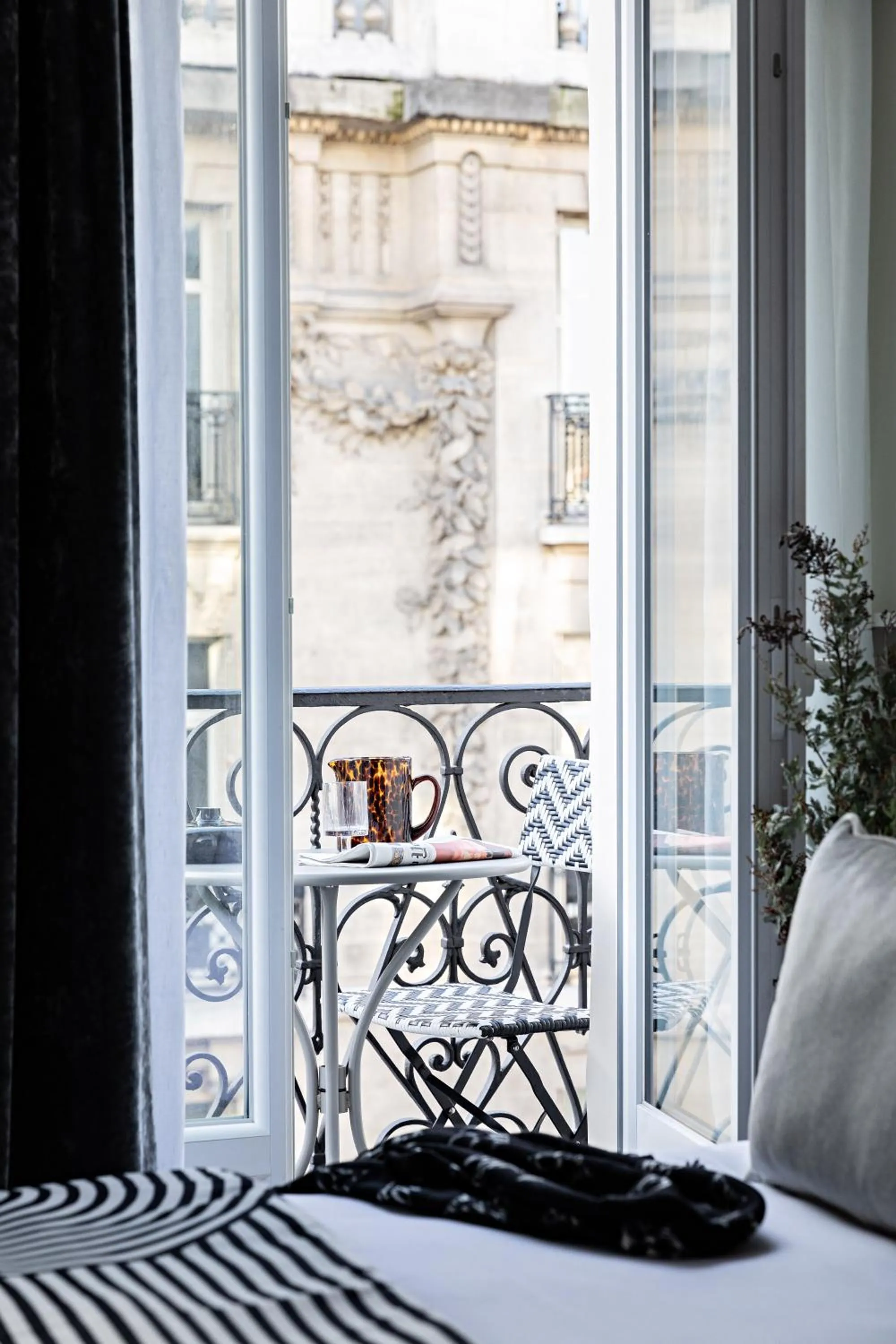 Balcony/Terrace in Best Western Premier The Blake Paris Gare Saint Lazare