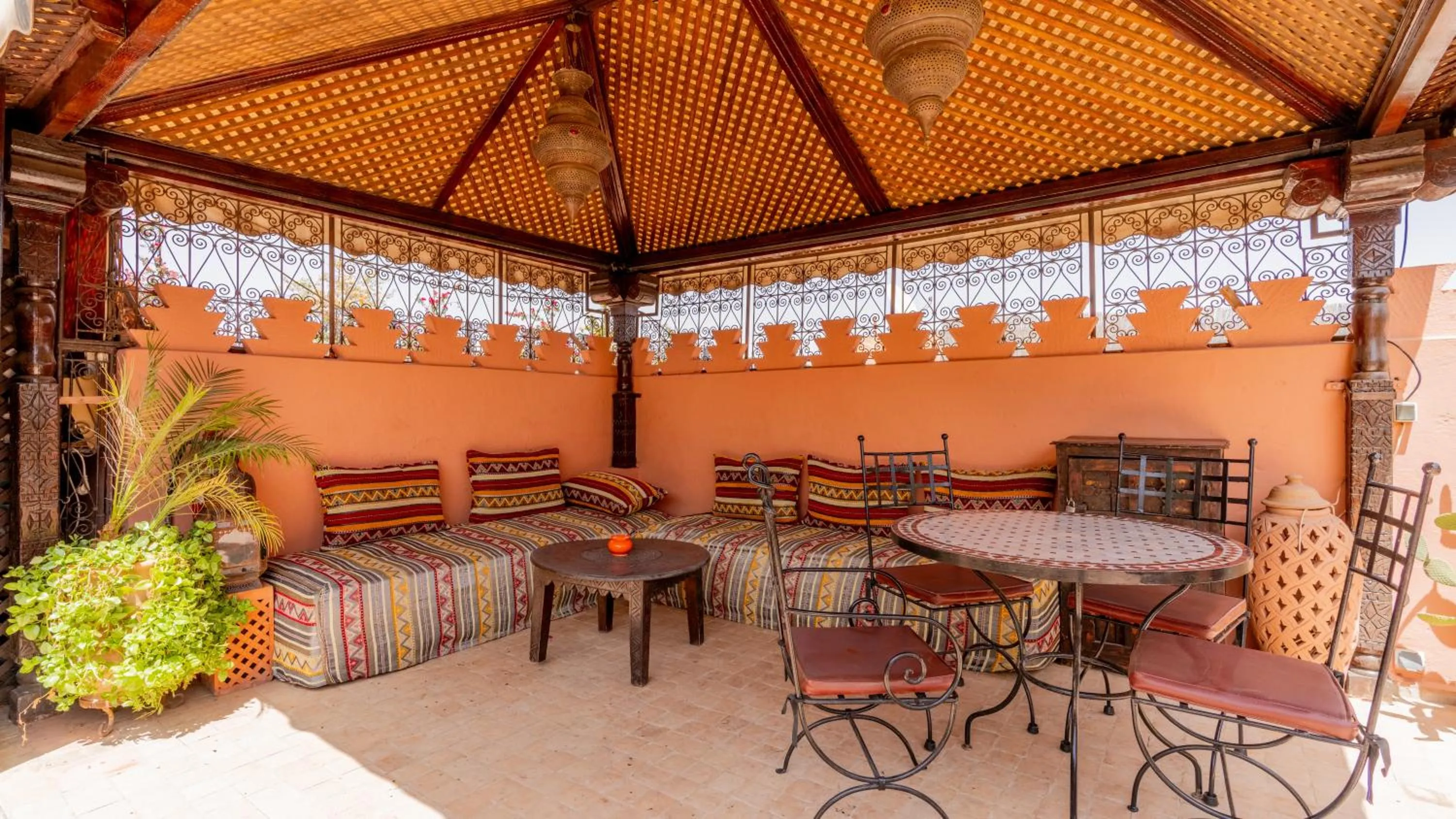 Patio in Riad Ghali Hotel & SPA