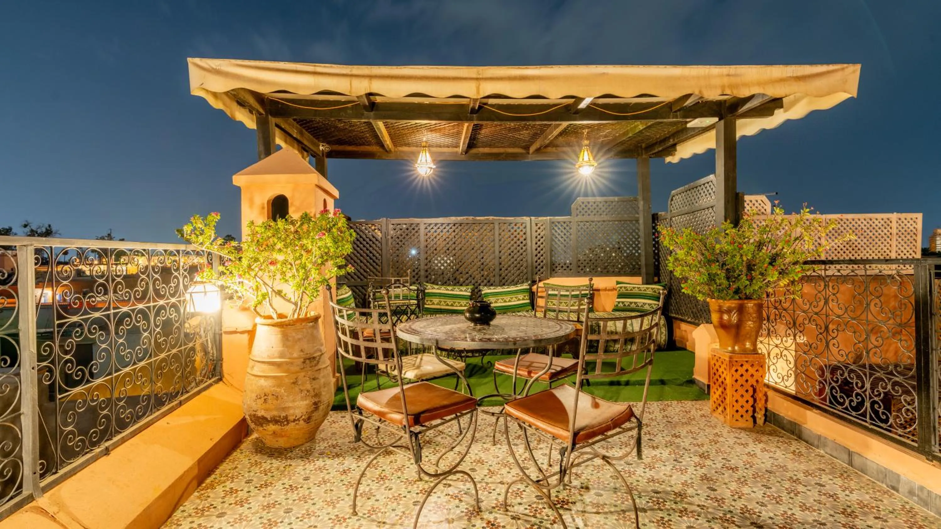 Balcony/Terrace in Riad Ghali Hotel & SPA