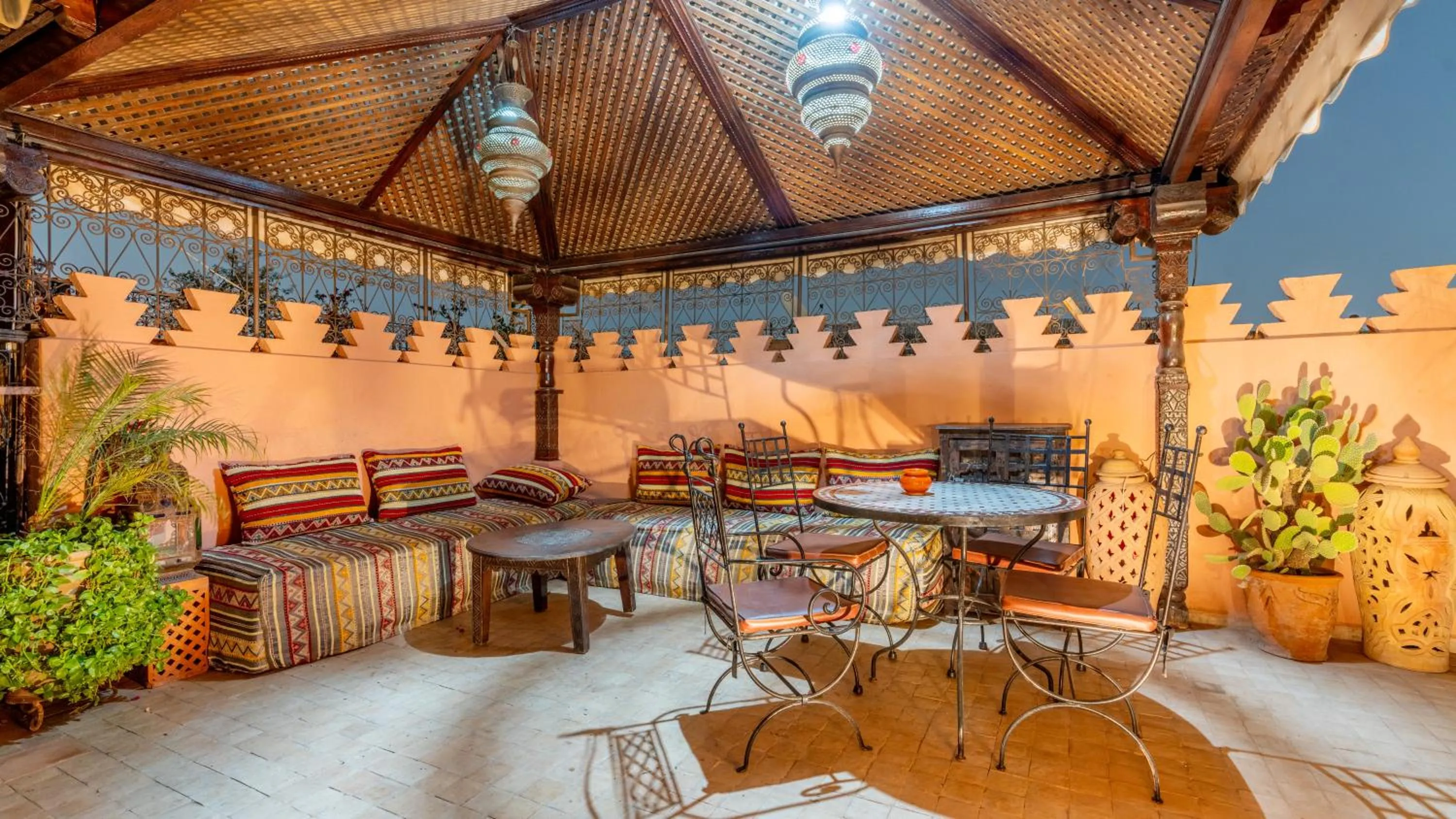 Patio in Riad Ghali Hotel & SPA