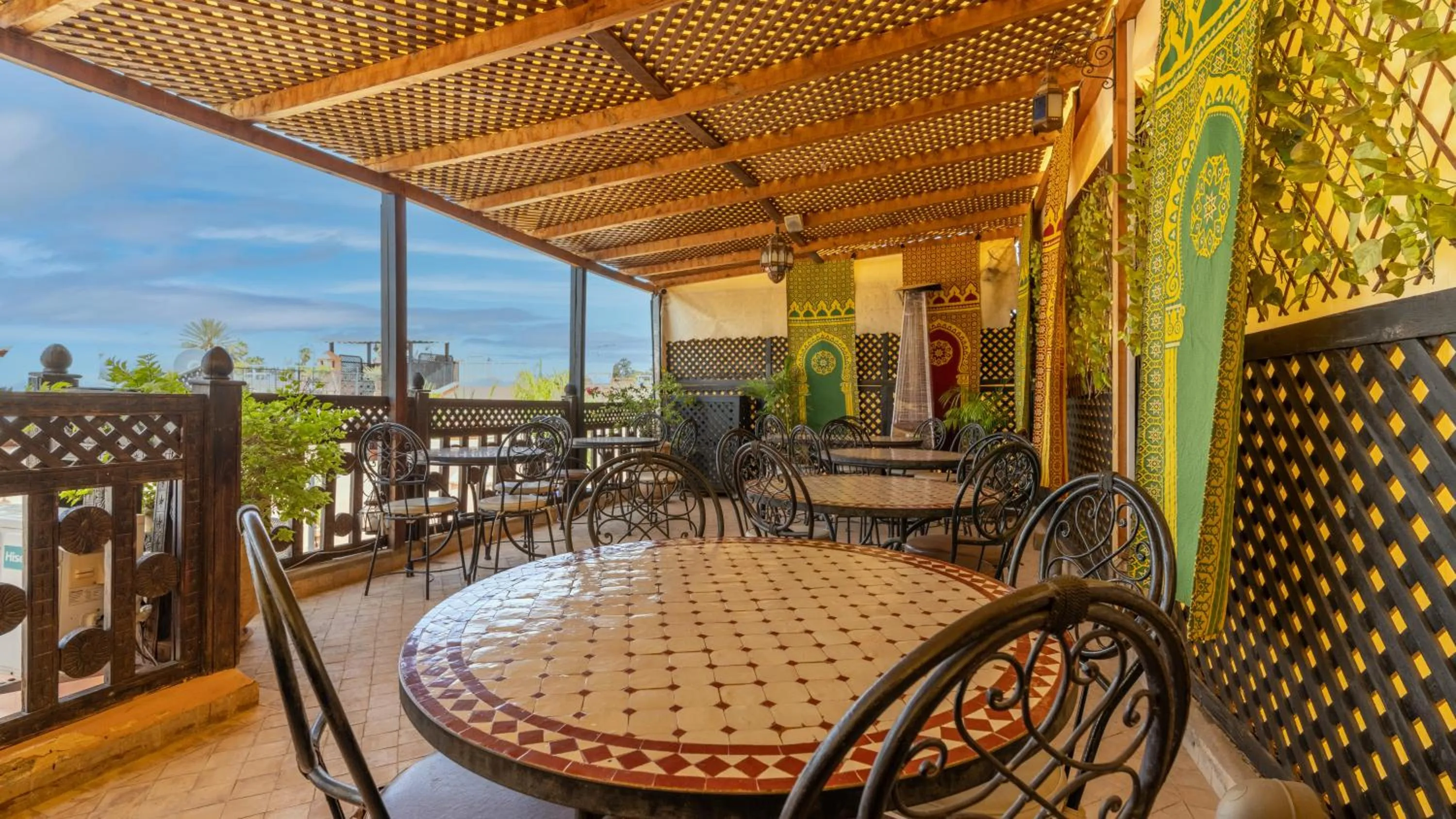 Patio in Riad Ghali Hotel & SPA