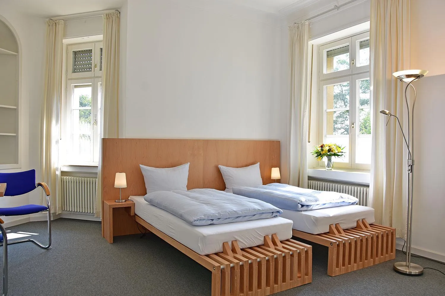 Bedroom in Robert-Schuman-Haus