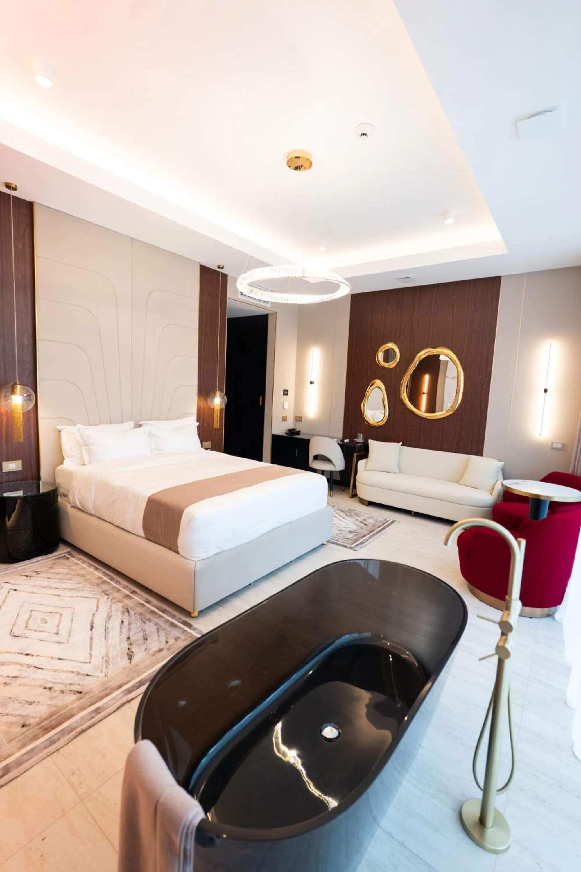 Bed in Hotel Gabriela