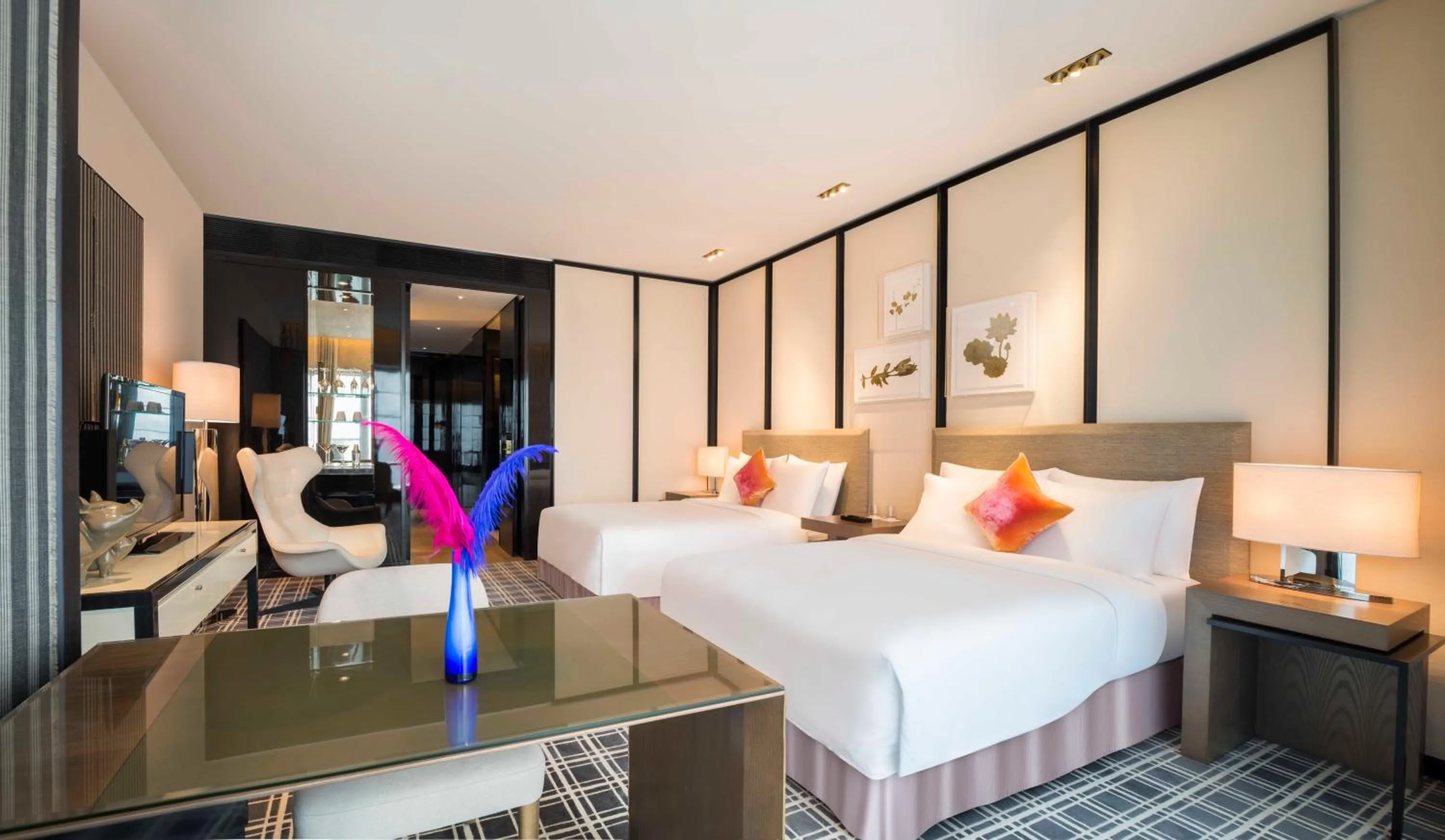 Bedroom, Bed in W Guangzhou