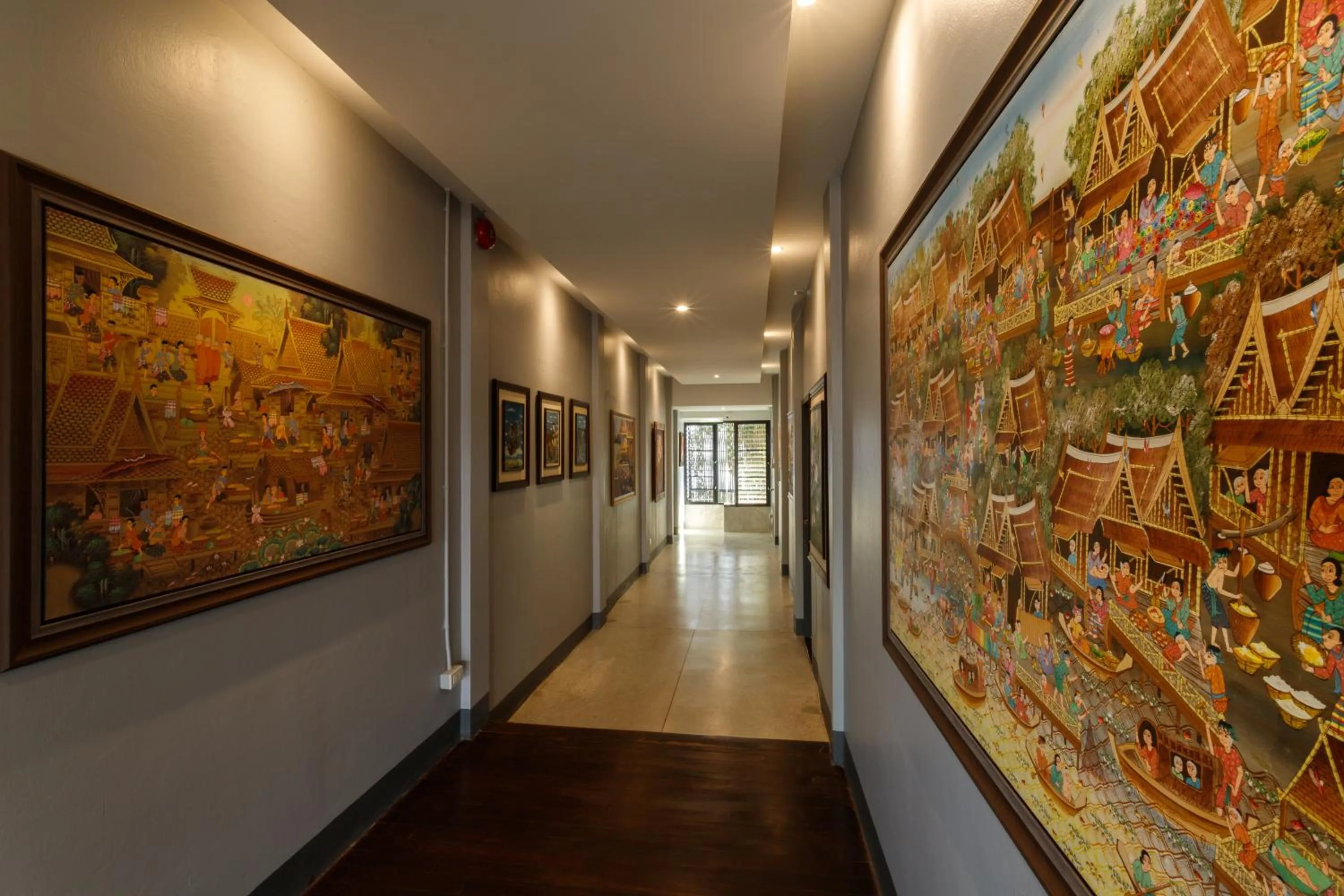 Decorative detail in Hostel One Art and Gallery