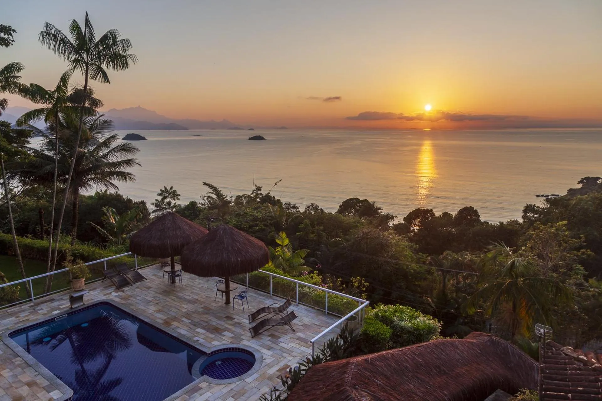 Sea view in Pousada Recanto de Paraty