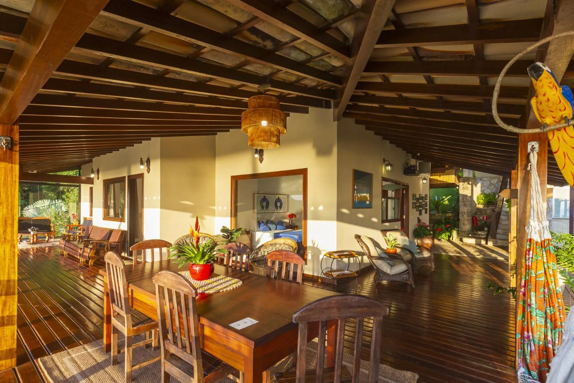 Patio in Pousada Recanto de Paraty