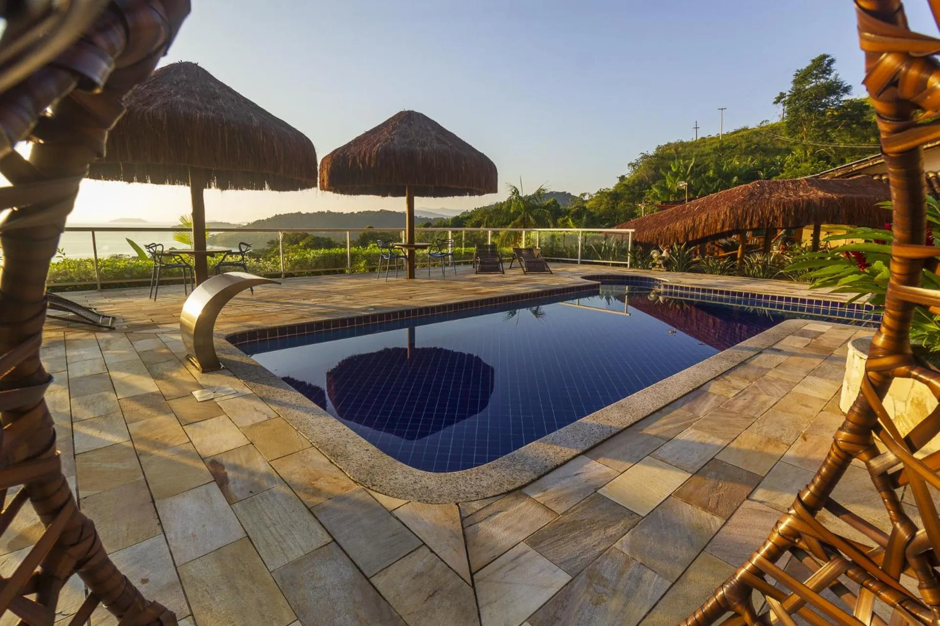 Swimming pool in Pousada Recanto de Paraty