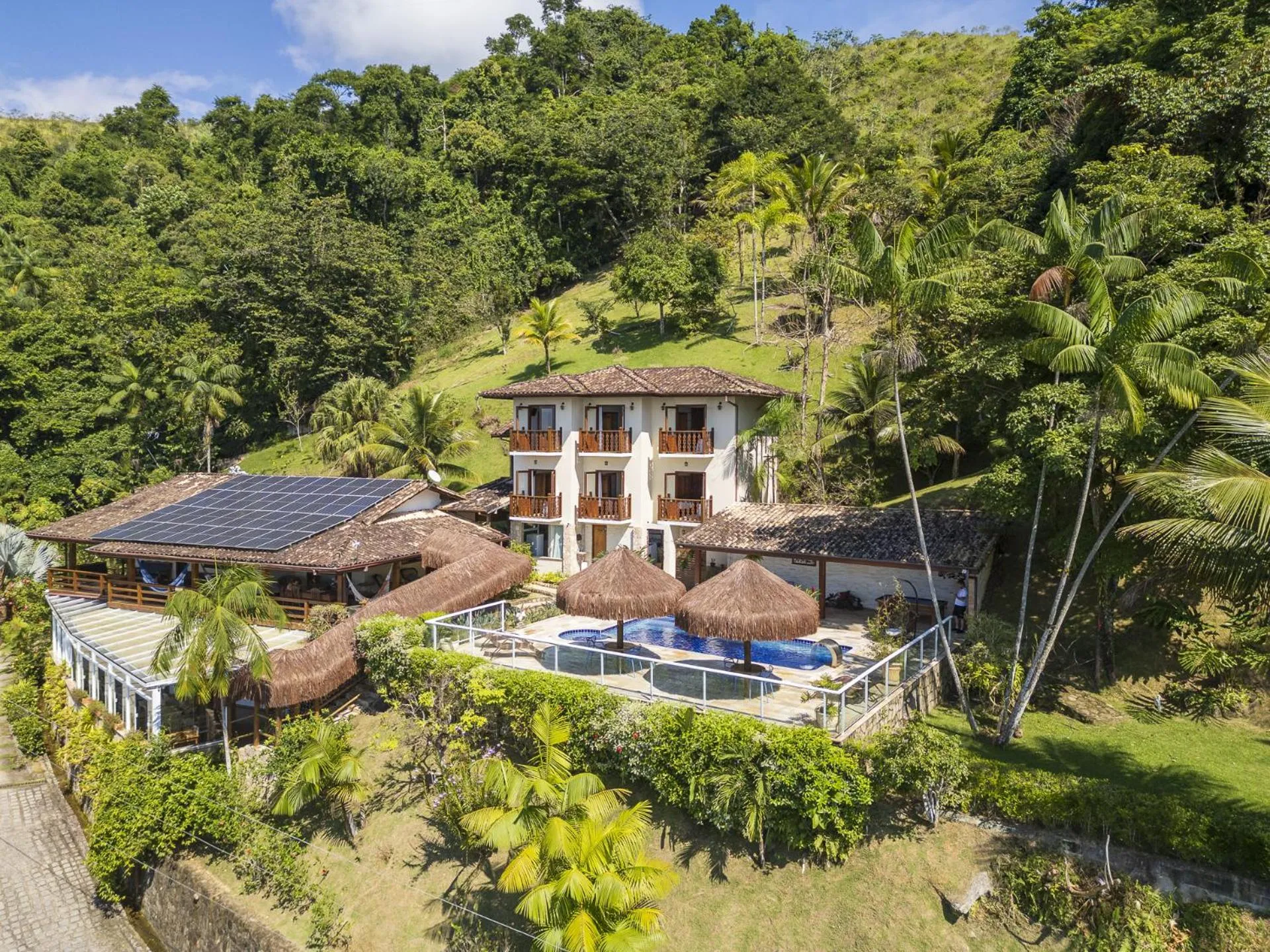 Bird's eye view in Pousada Recanto de Paraty
