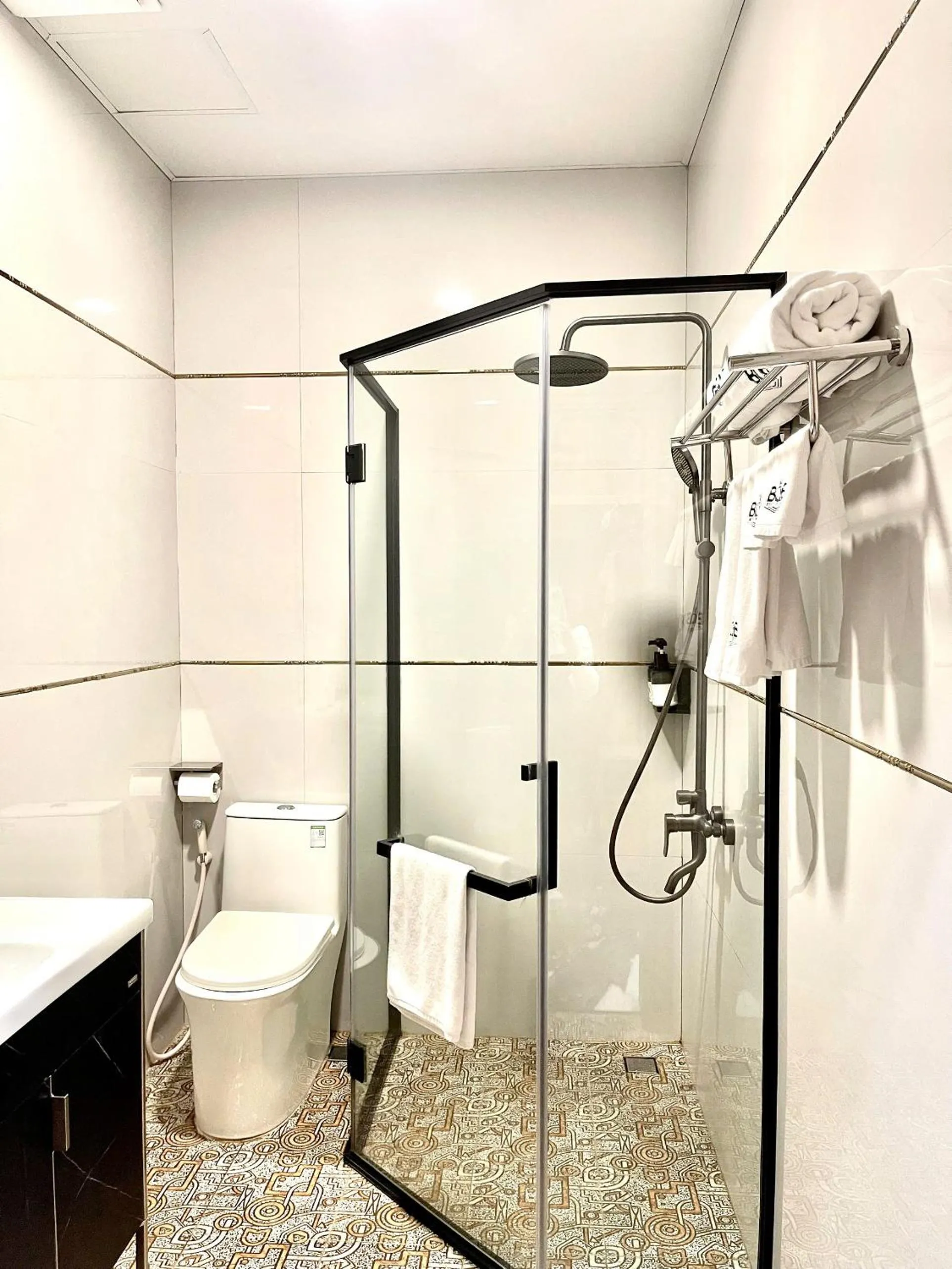 Shower in B.O.B Hotel