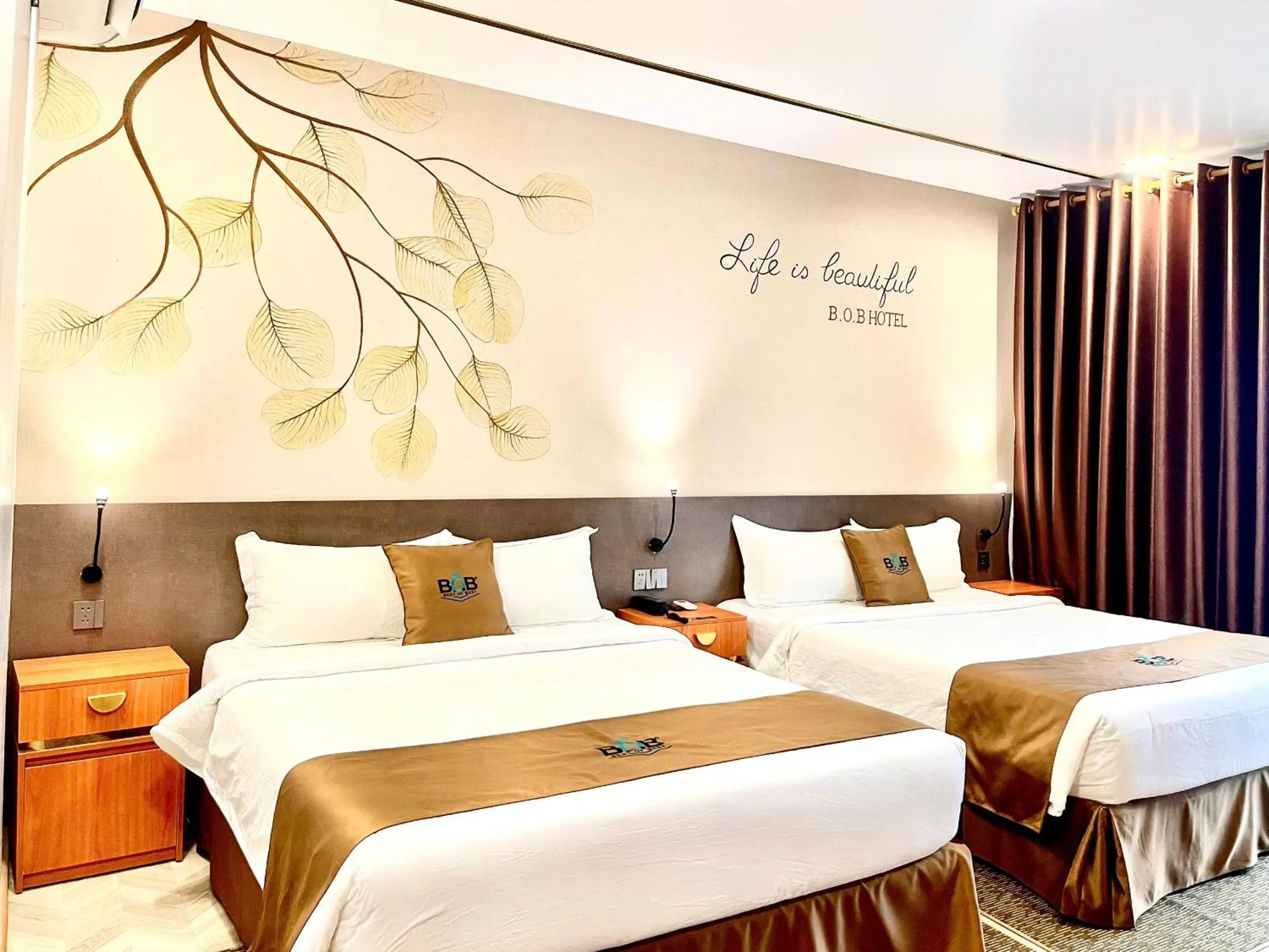 Bedroom, Bed in B.O.B Hotel