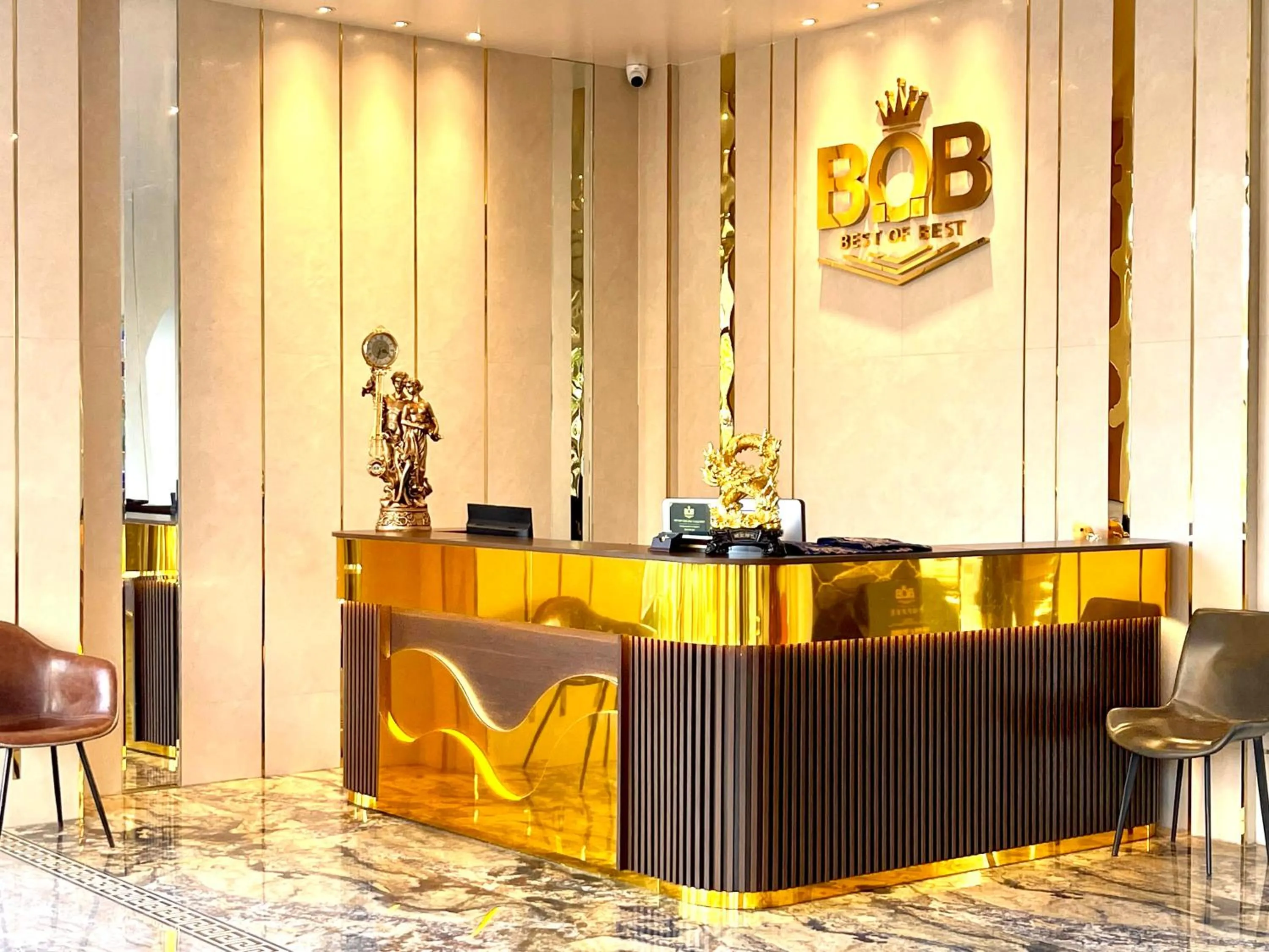 Lobby or reception in B.O.B Hotel