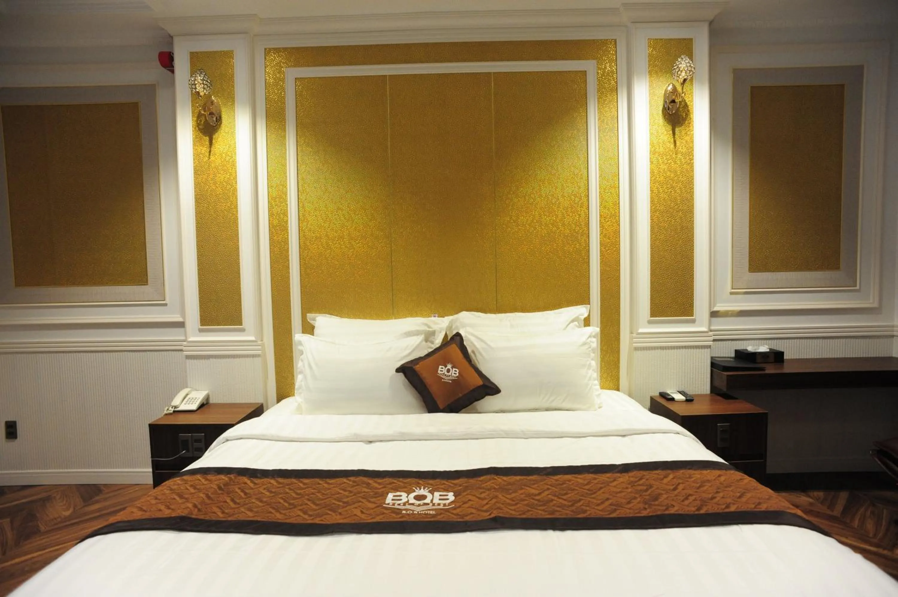 Bed in B.O.B Hotel