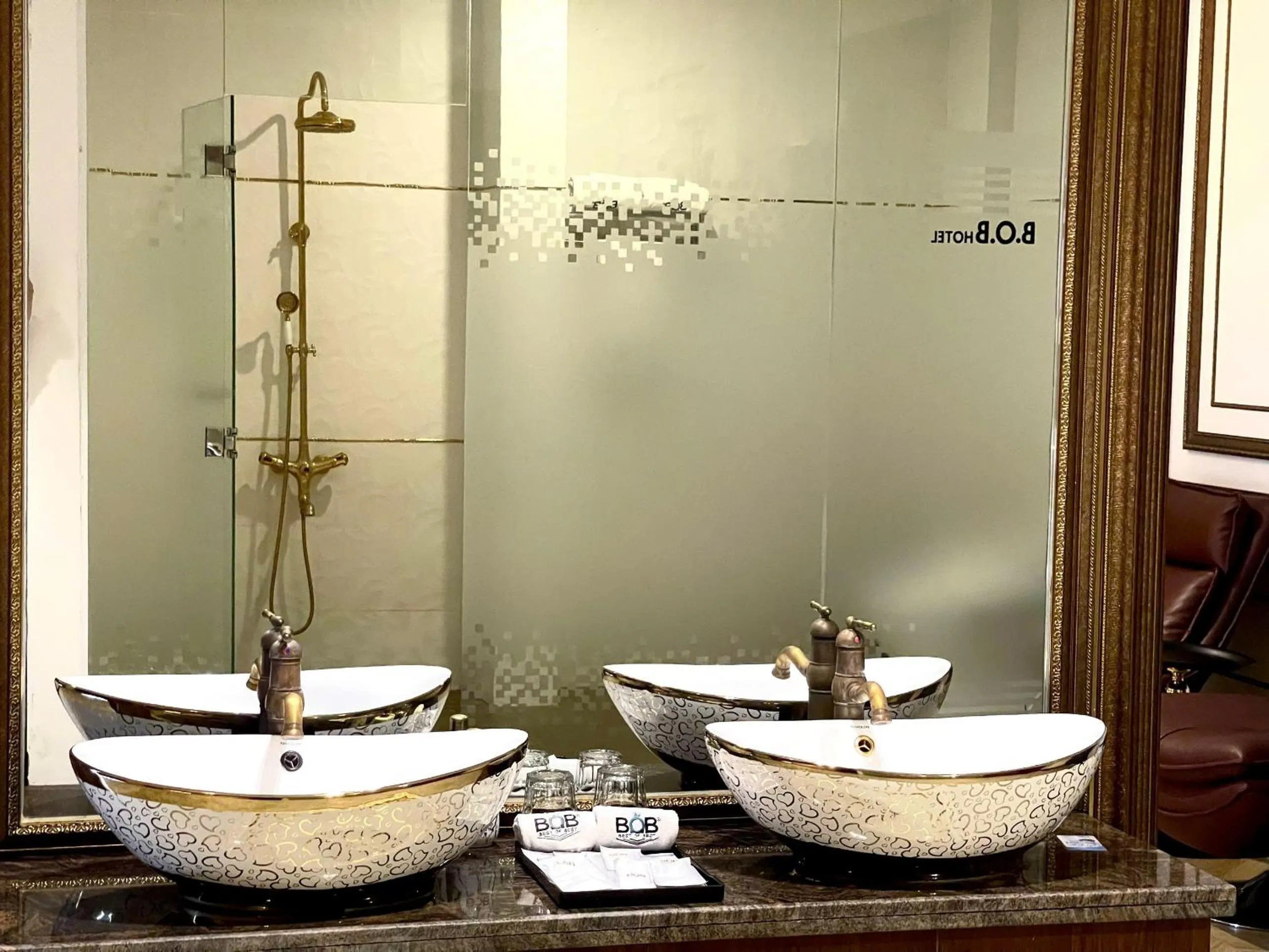 Shower in B.O.B Hotel