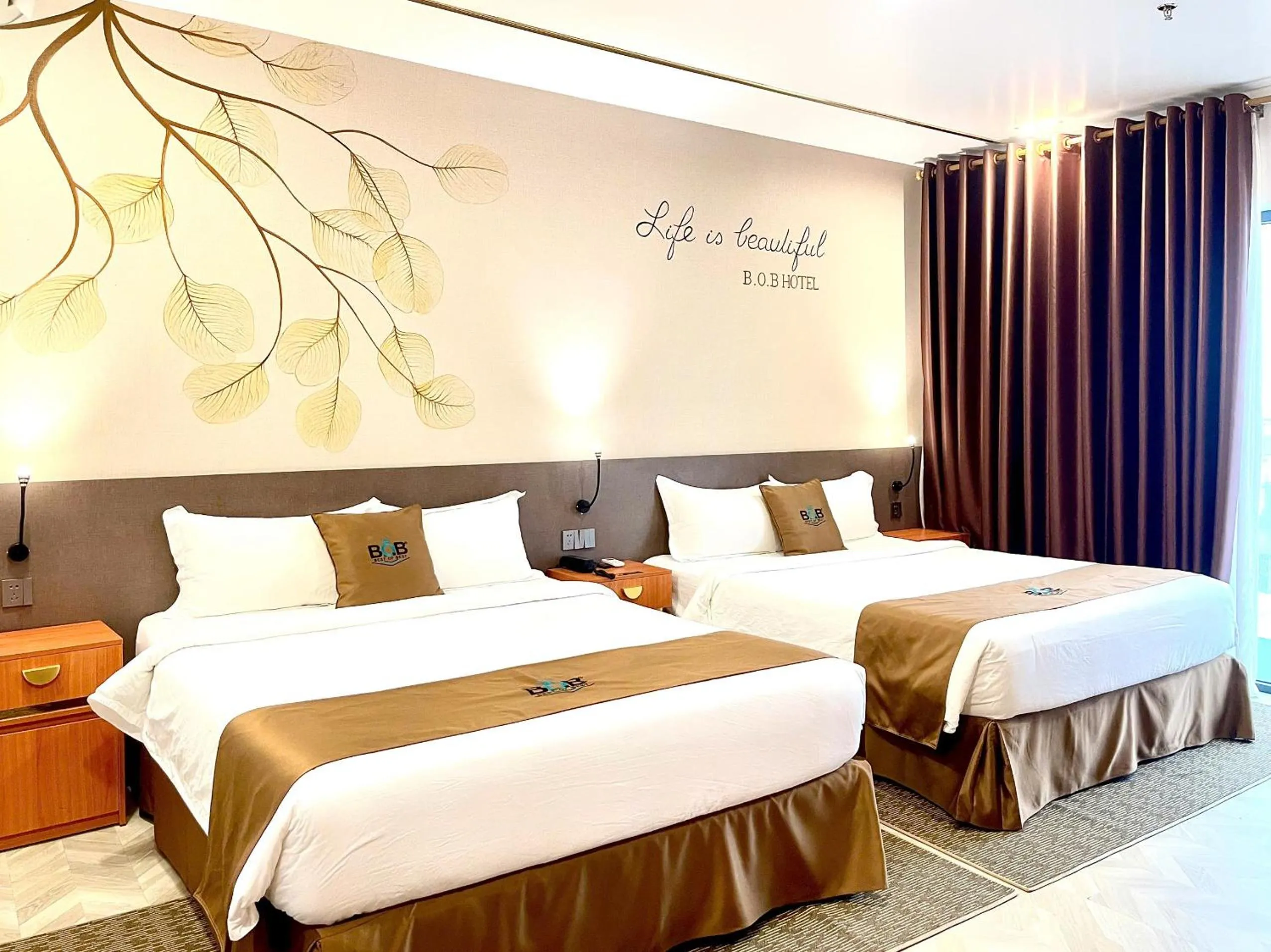 Bedroom, Bed in B.O.B Hotel