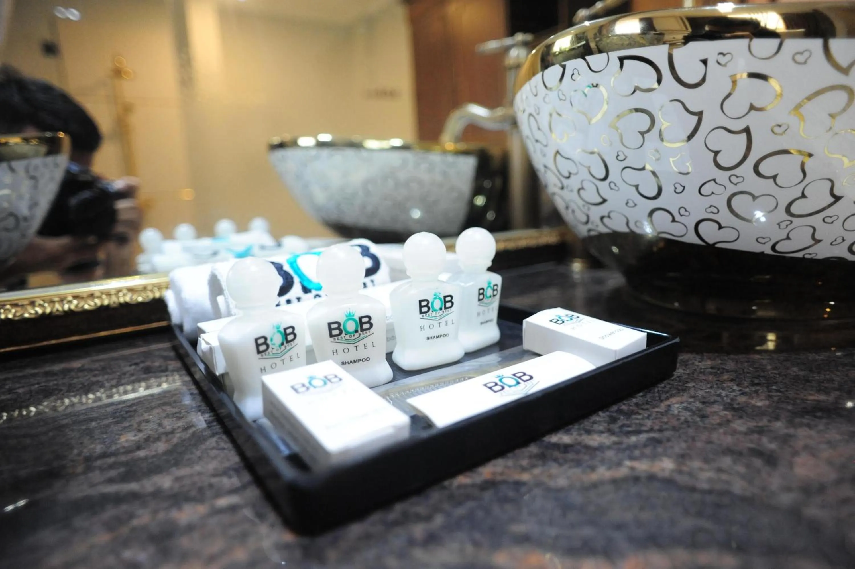 Shower in B.O.B Hotel