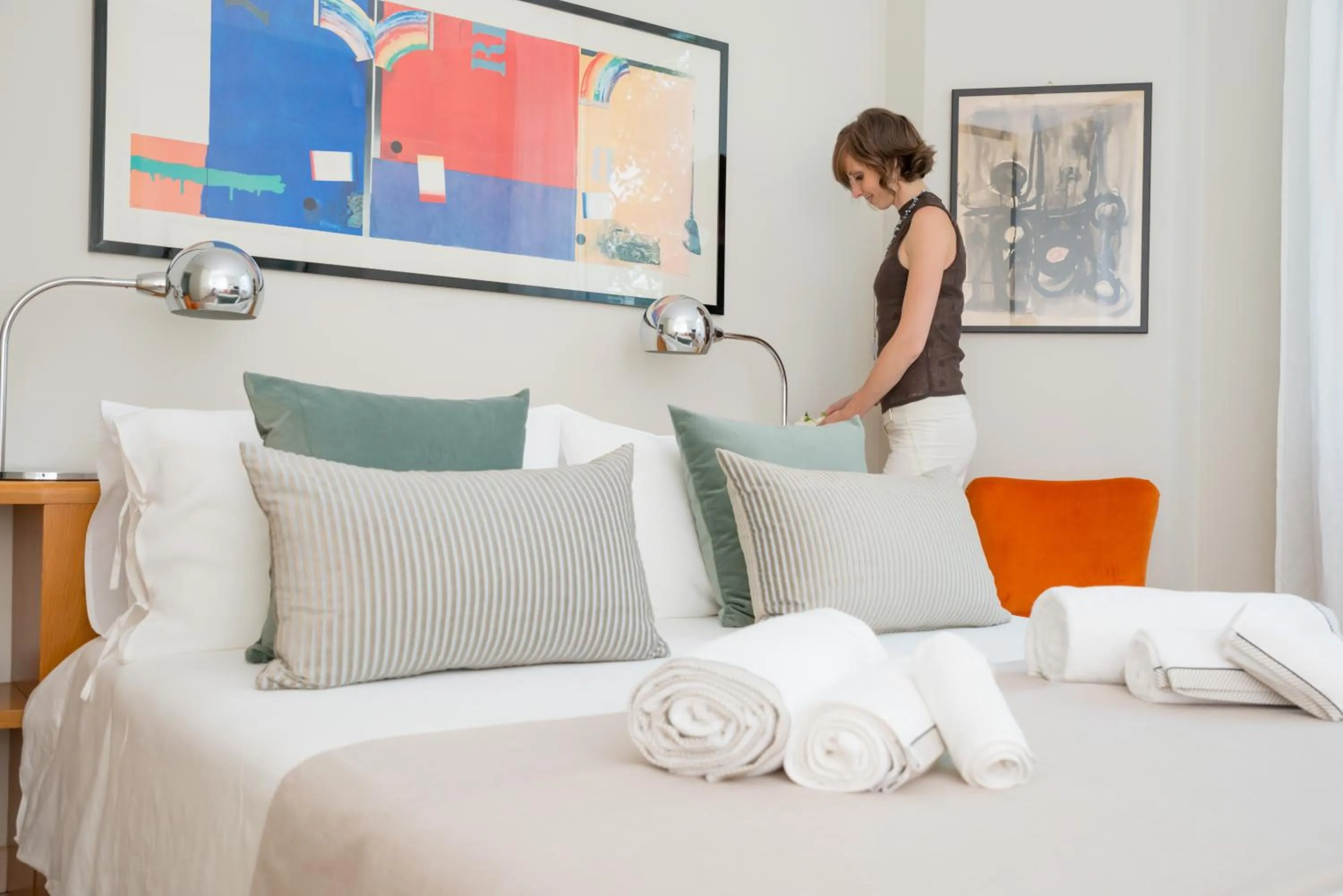 Bed in Villa La Maggiorana