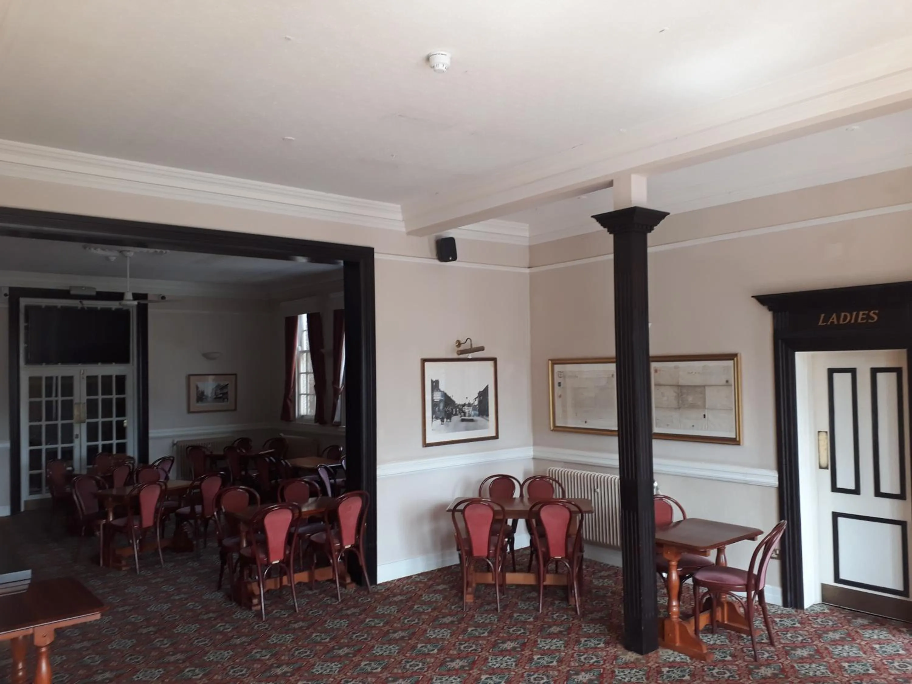 Seating area in Crofts Hotel