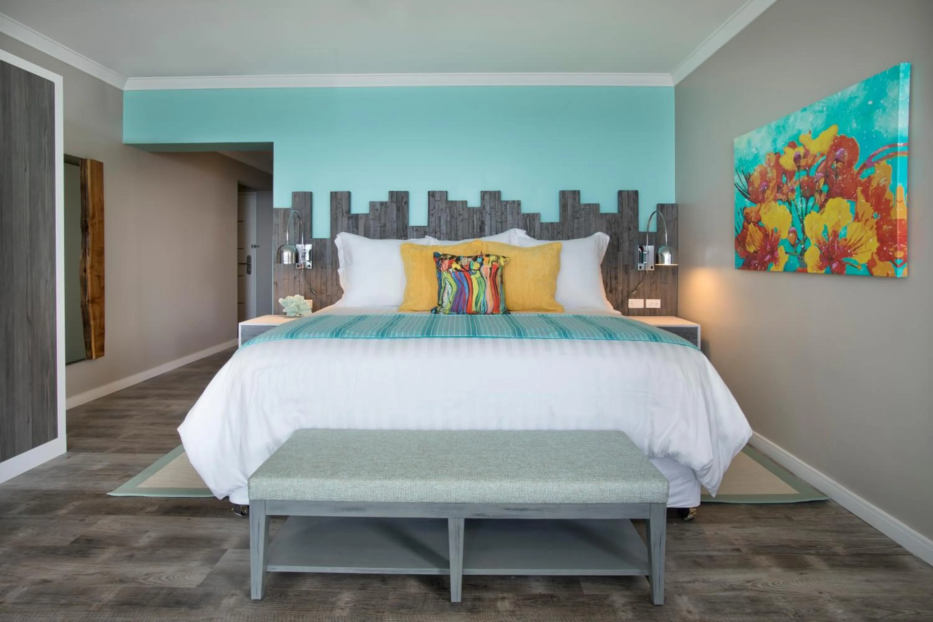 Bed in Sea Breeze Beach House All Inclusive by Ocean Hotels