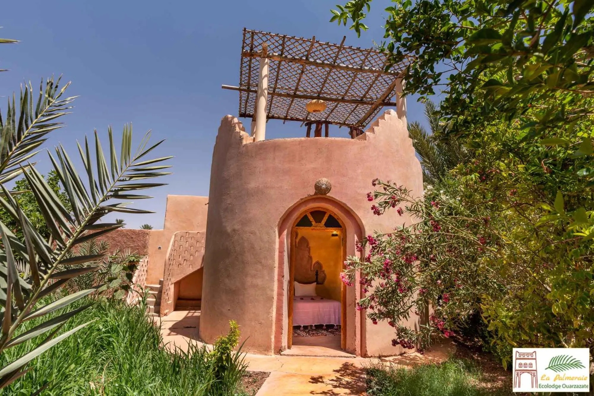 Bedroom in Ecolodge La Palmeraie