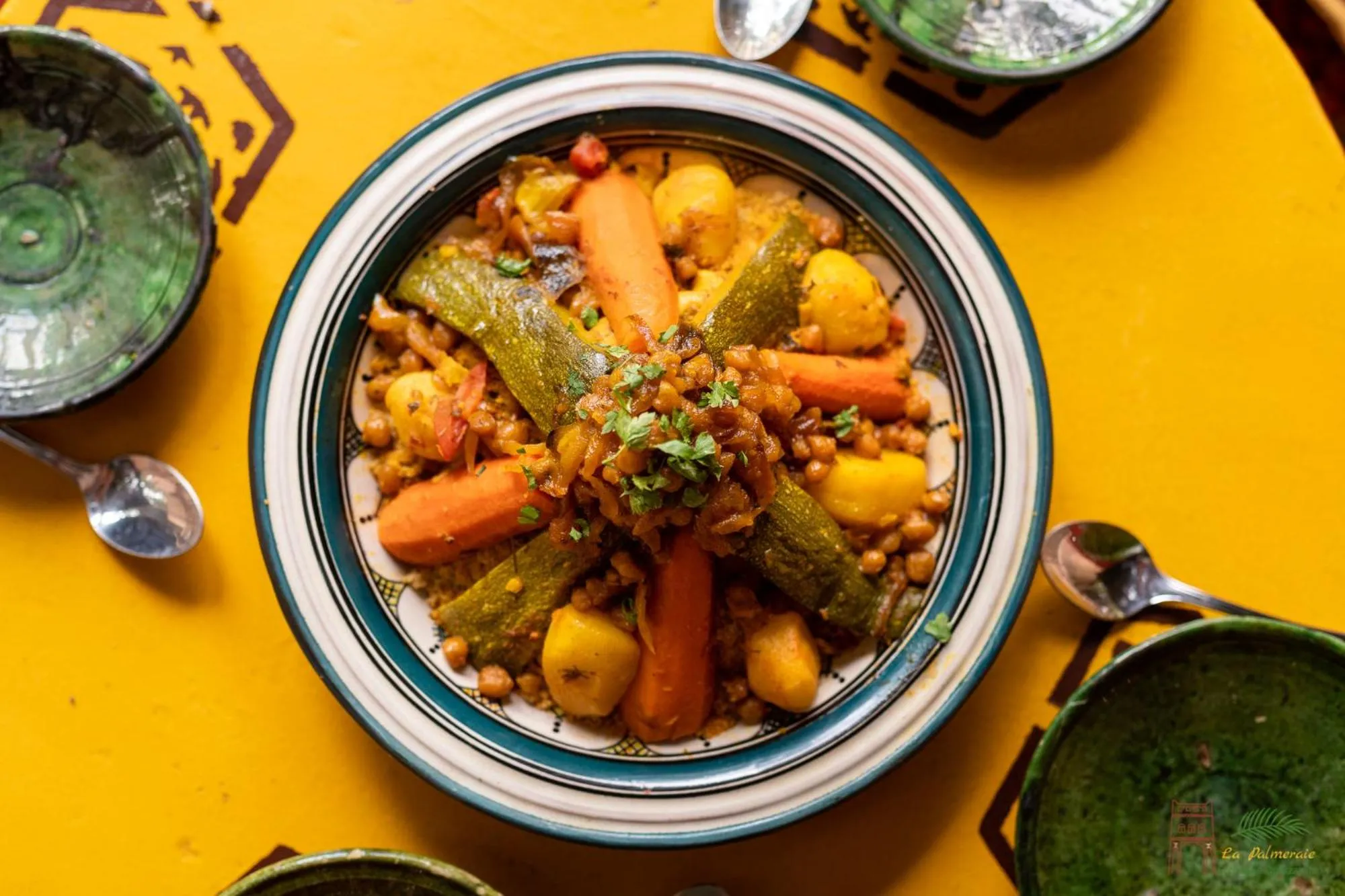 Restaurant/places to eat in Ecolodge La Palmeraie