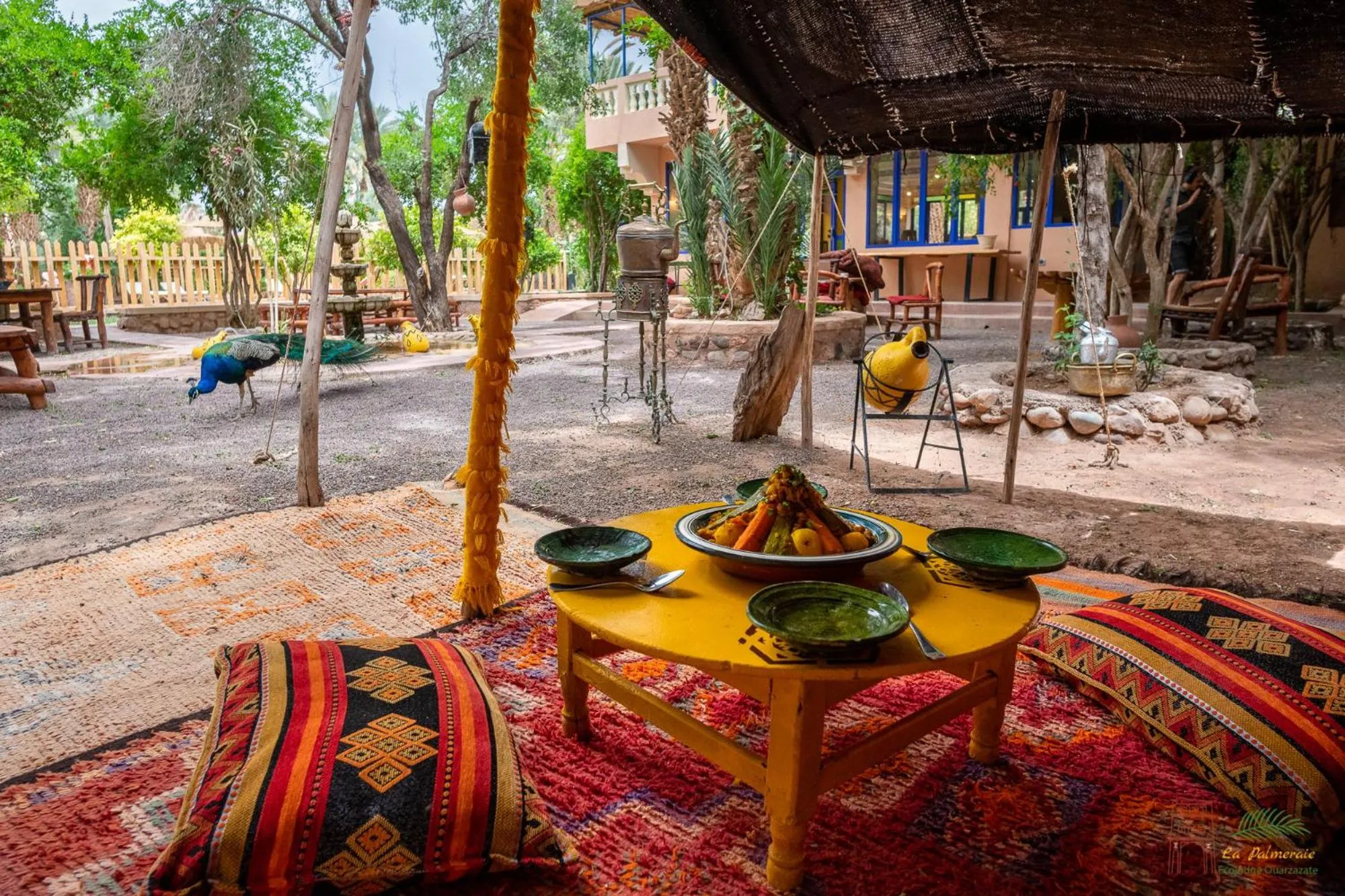 Garden in Ecolodge La Palmeraie