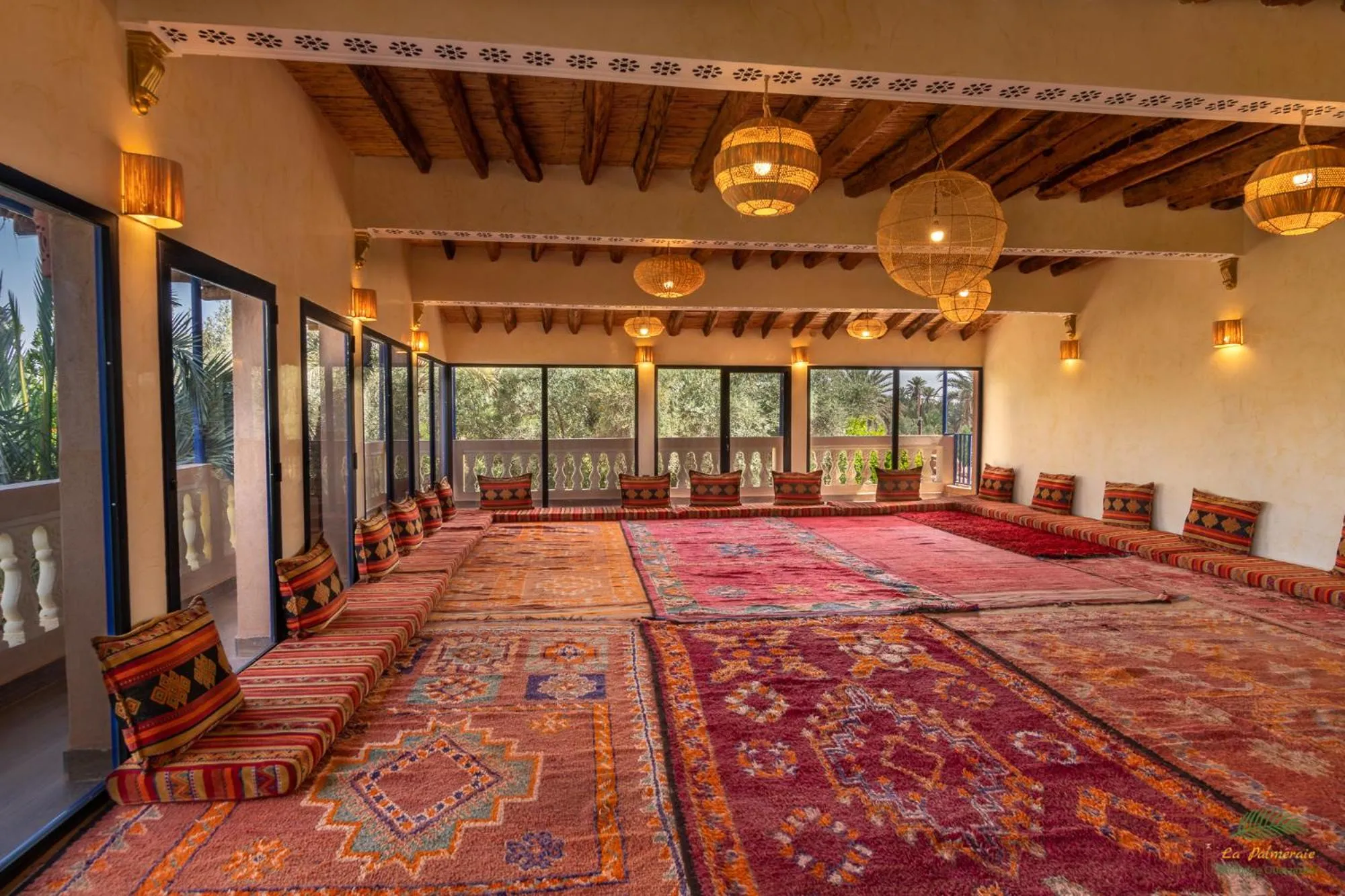 Restaurant/places to eat in Ecolodge La Palmeraie