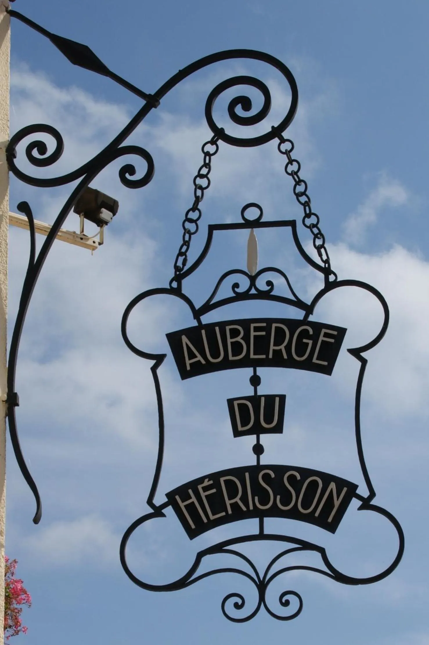 Decorative detail in Auberge du Hérisson