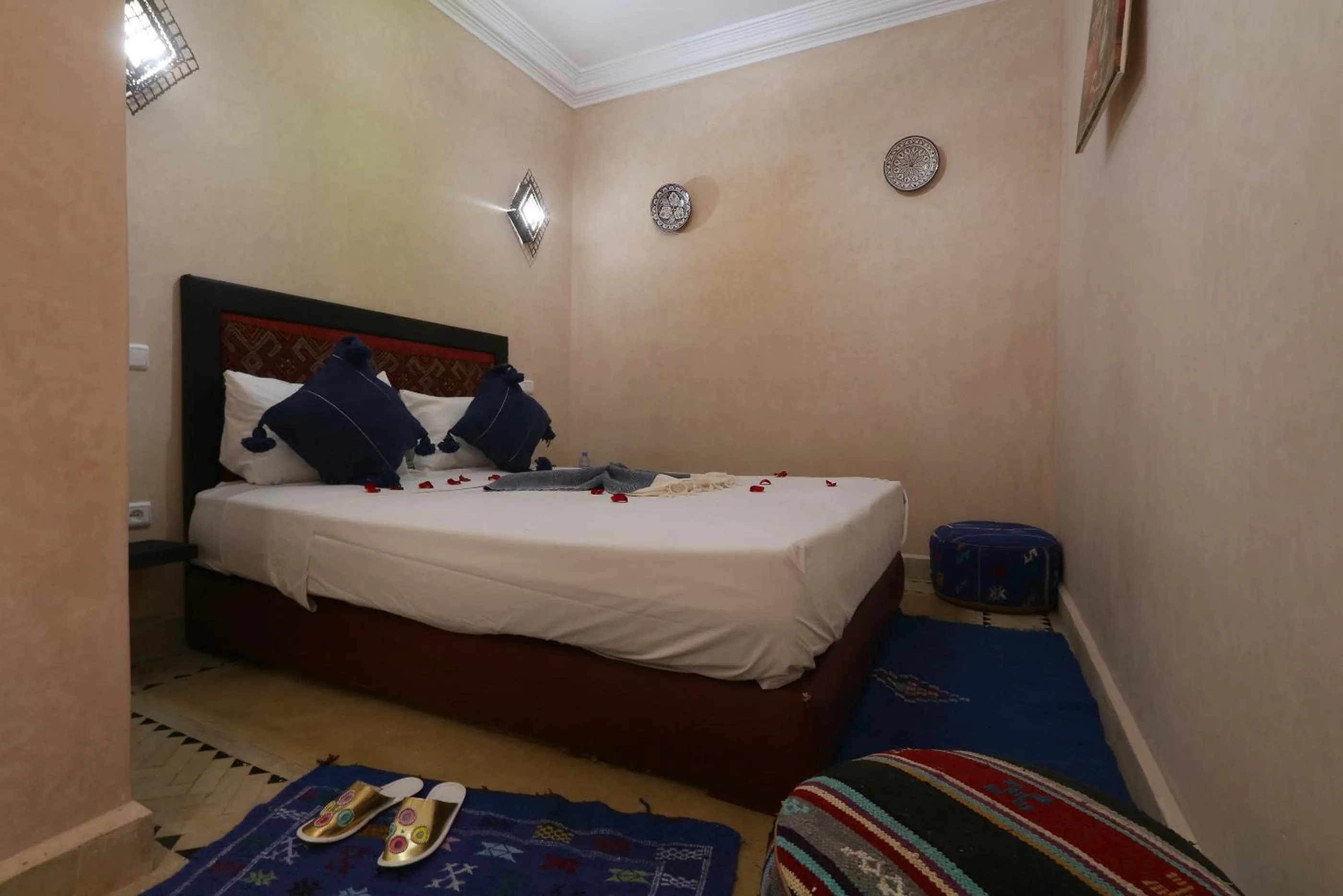 Bed in Riad Elite