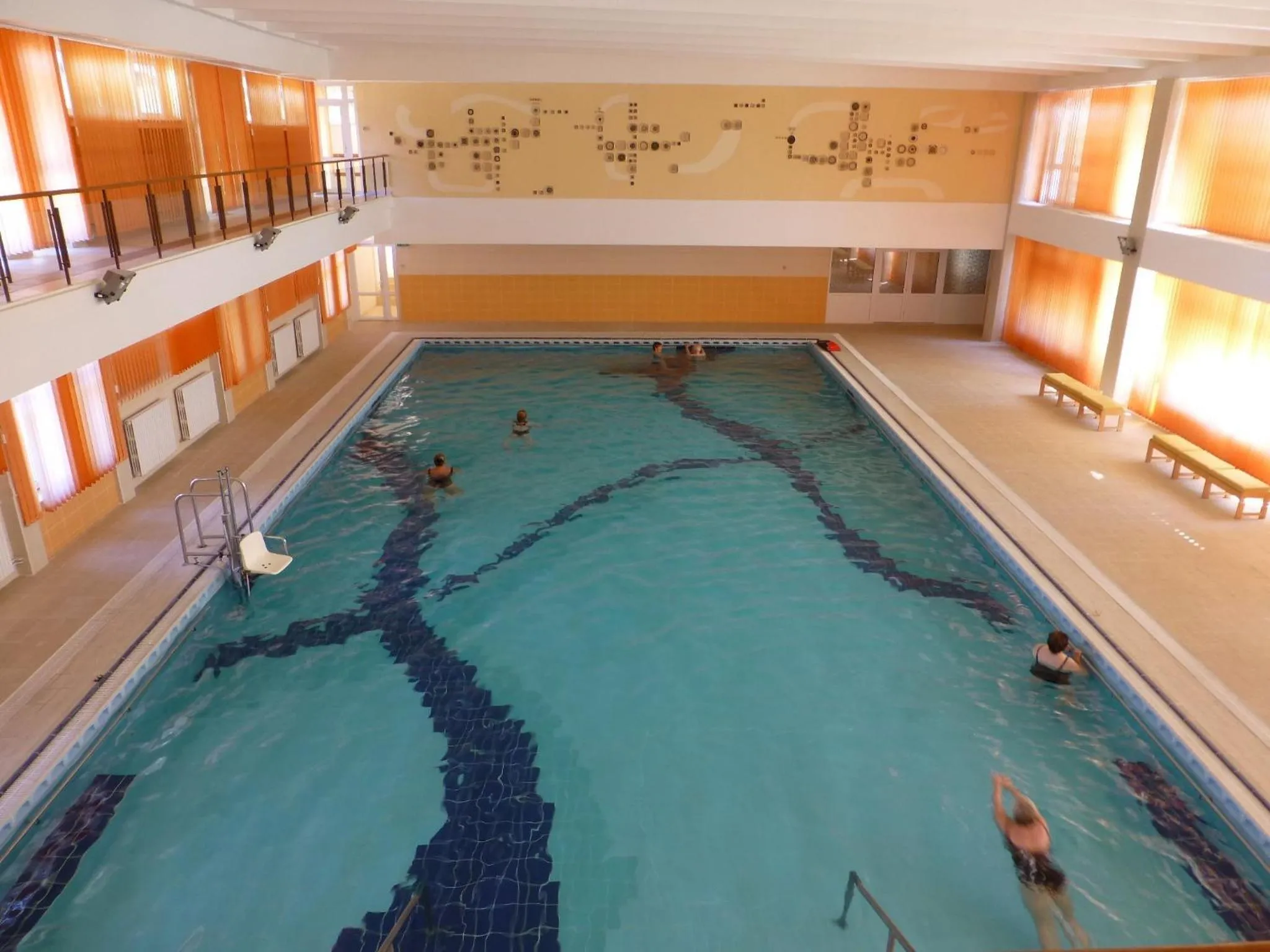 Pool view in Hotel Doina