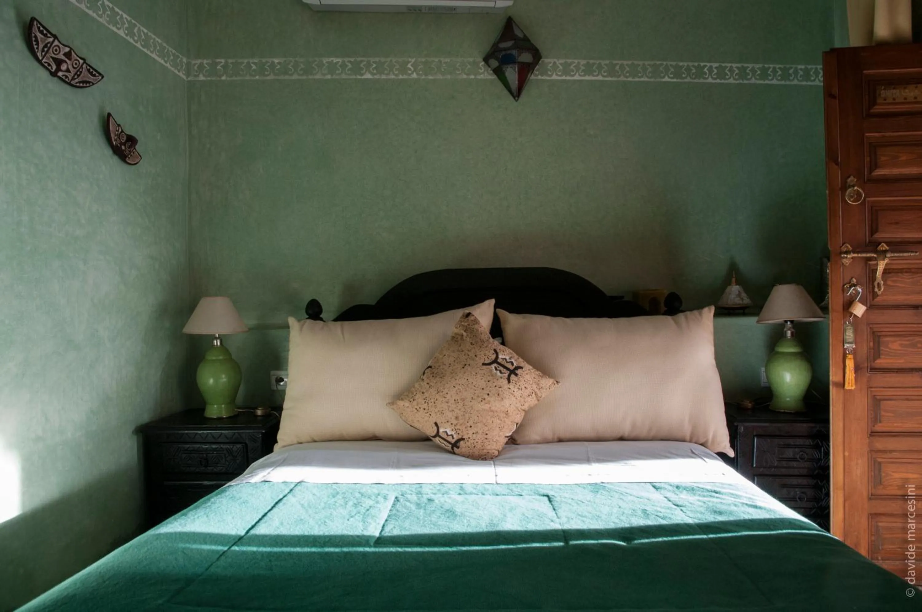 Bed in Riad Bab Tilila