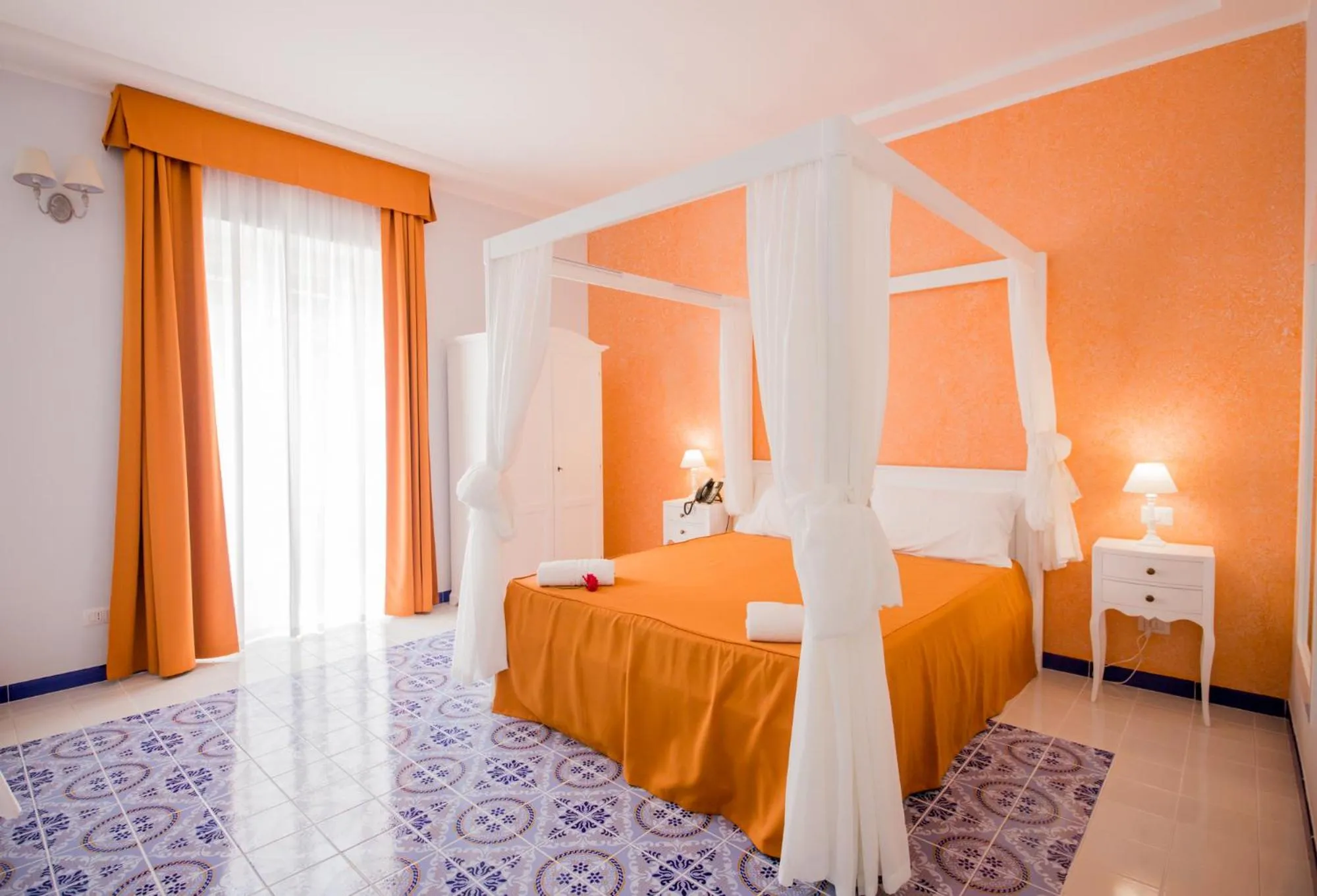 Bed in Odysseus Hotel