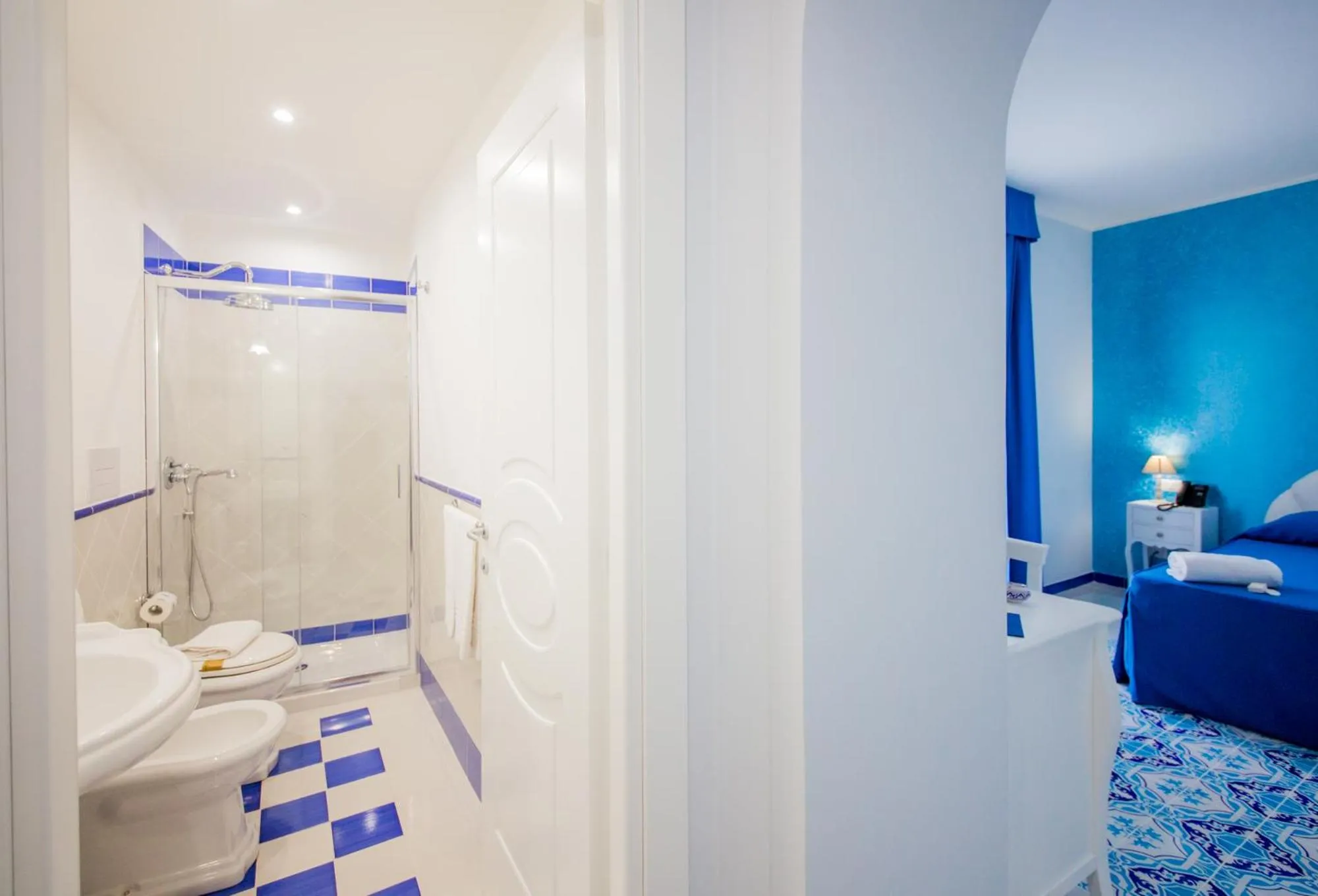 Bed in Odysseus Hotel