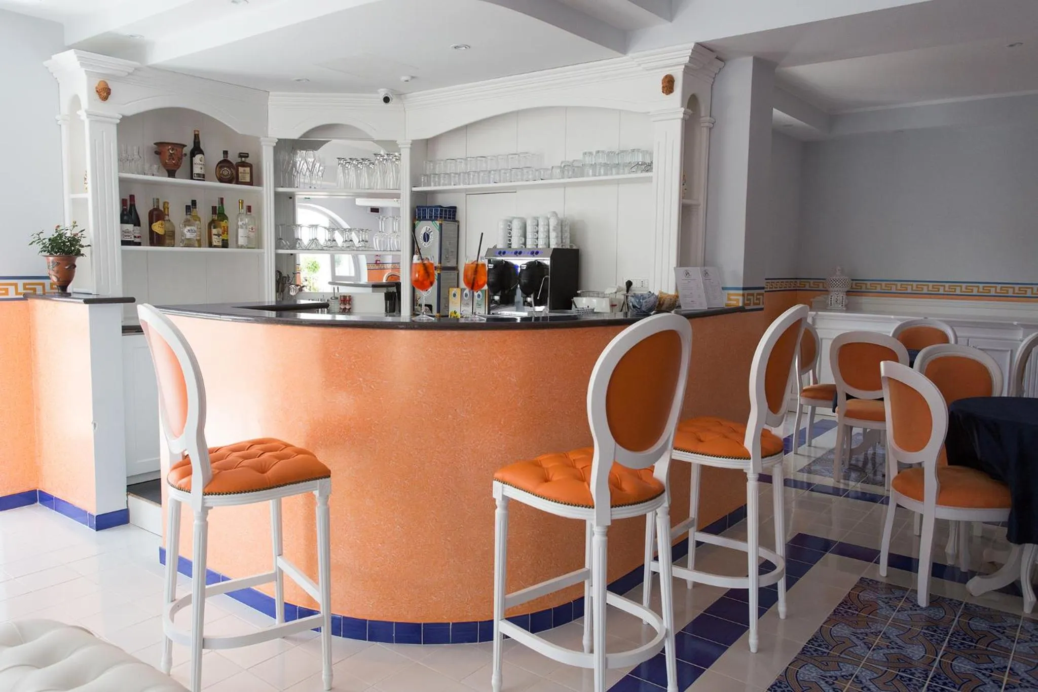 Lounge or bar in Odysseus Hotel