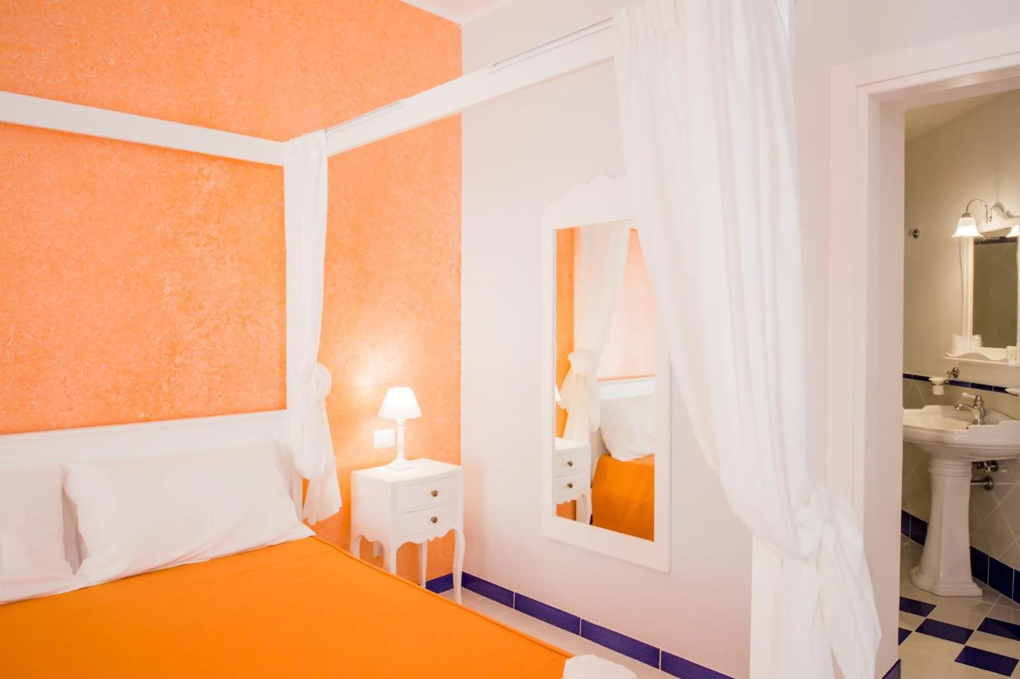 Bed in Odysseus Hotel