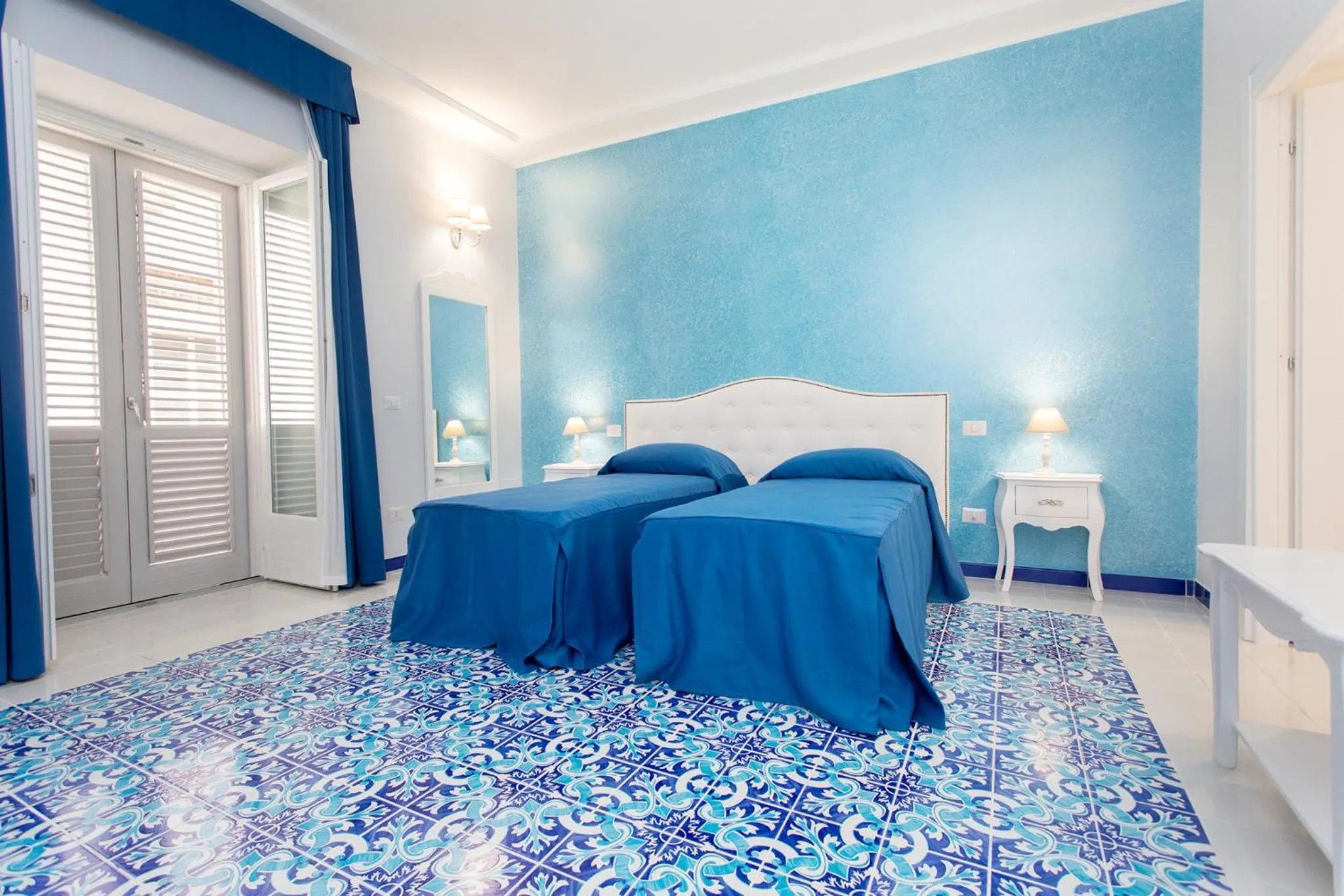 Bed in Odysseus Hotel