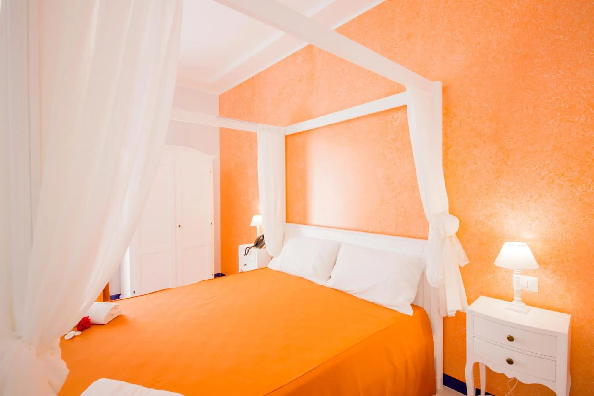 Bed in Odysseus Hotel