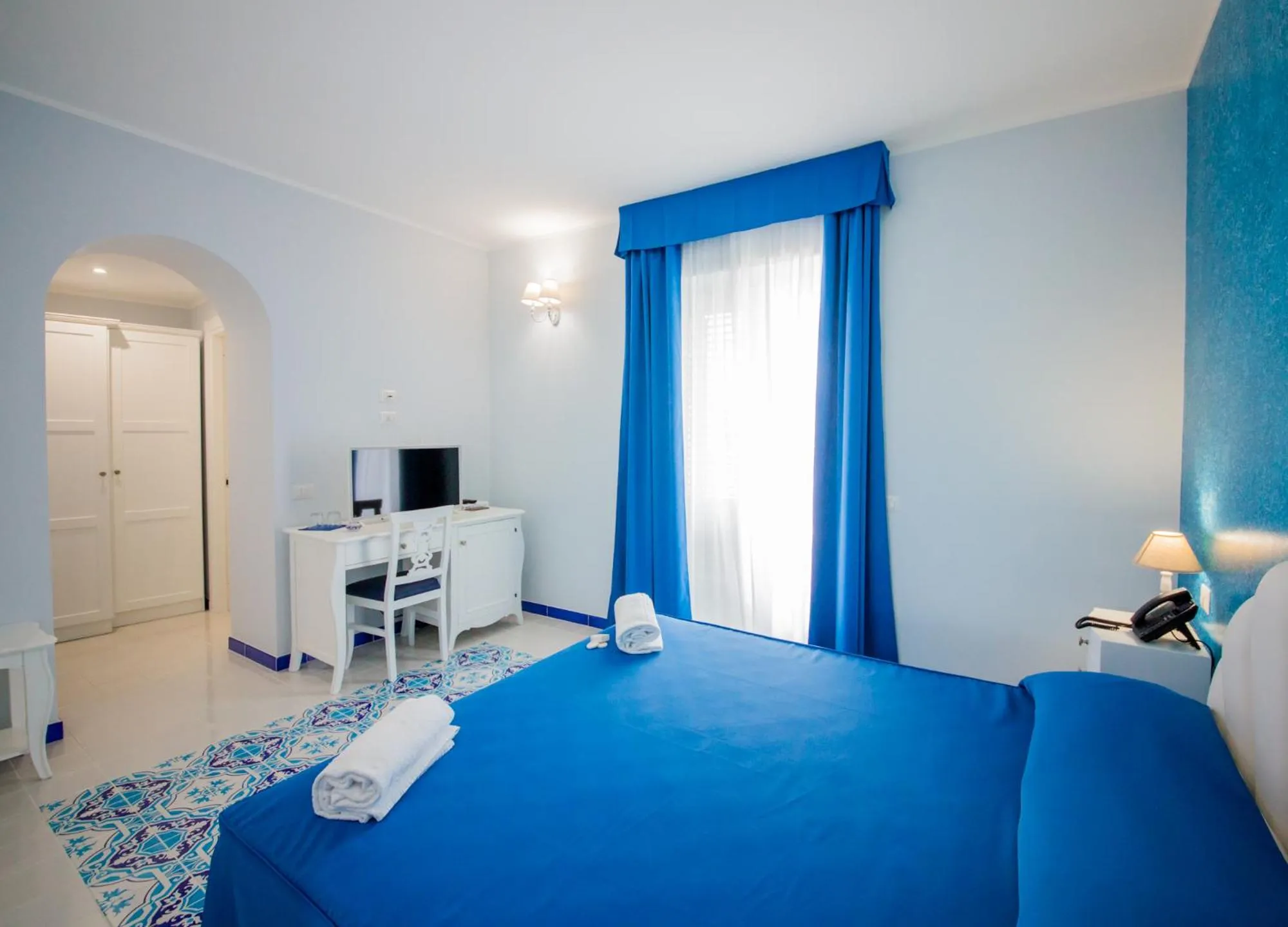 Bed in Odysseus Hotel