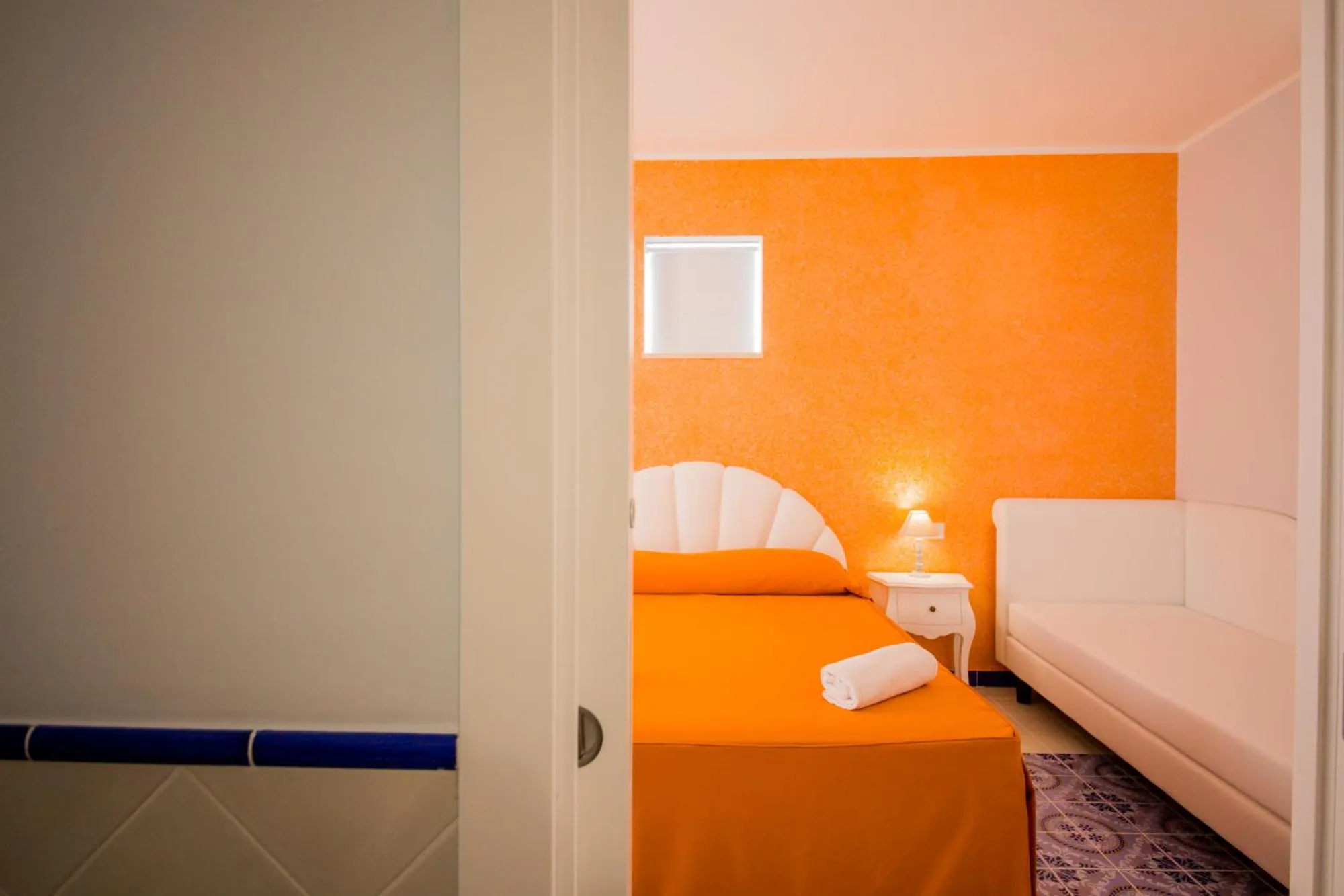 Bed in Odysseus Hotel