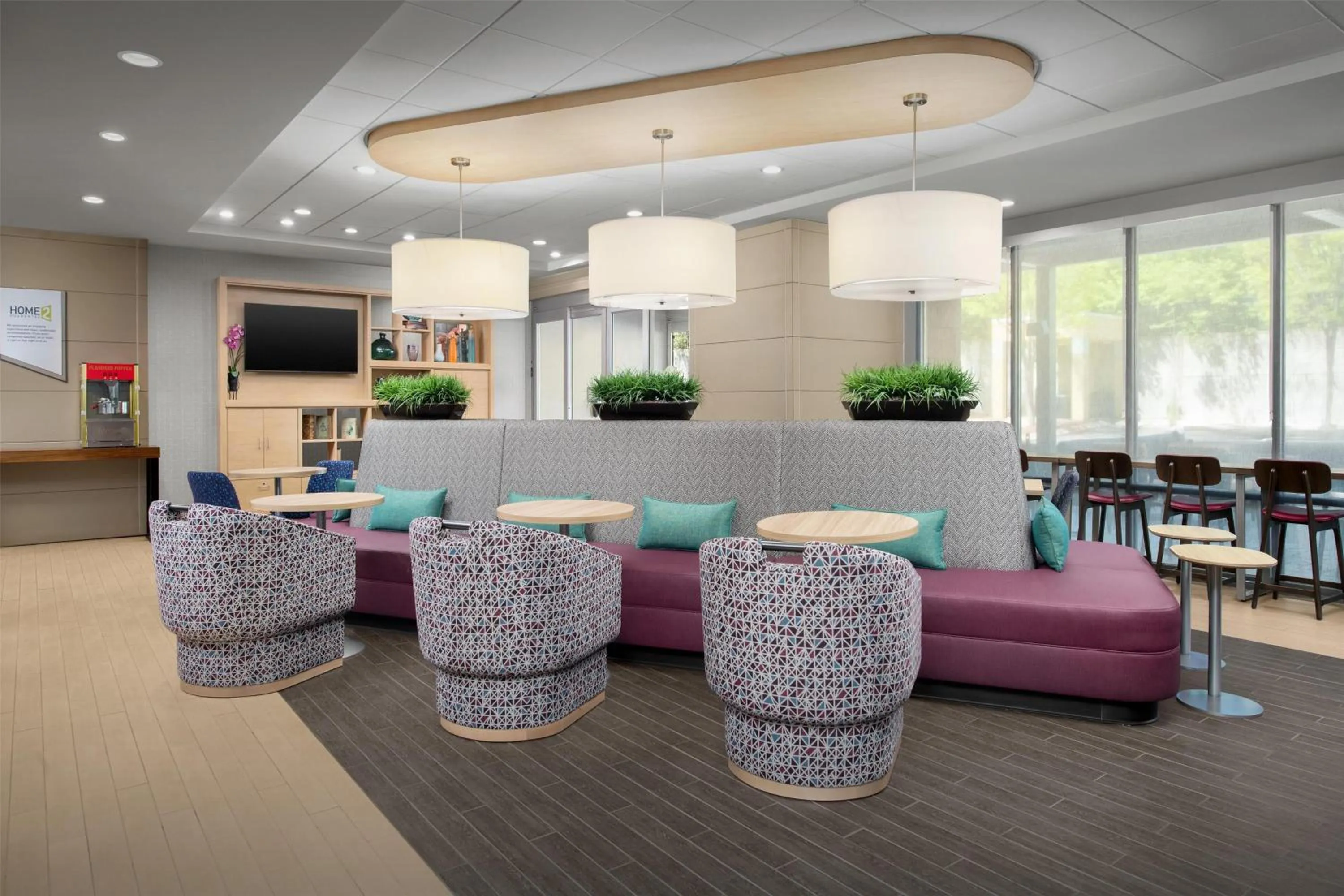 Lobby or reception in Home2 Suites Nashville Airport