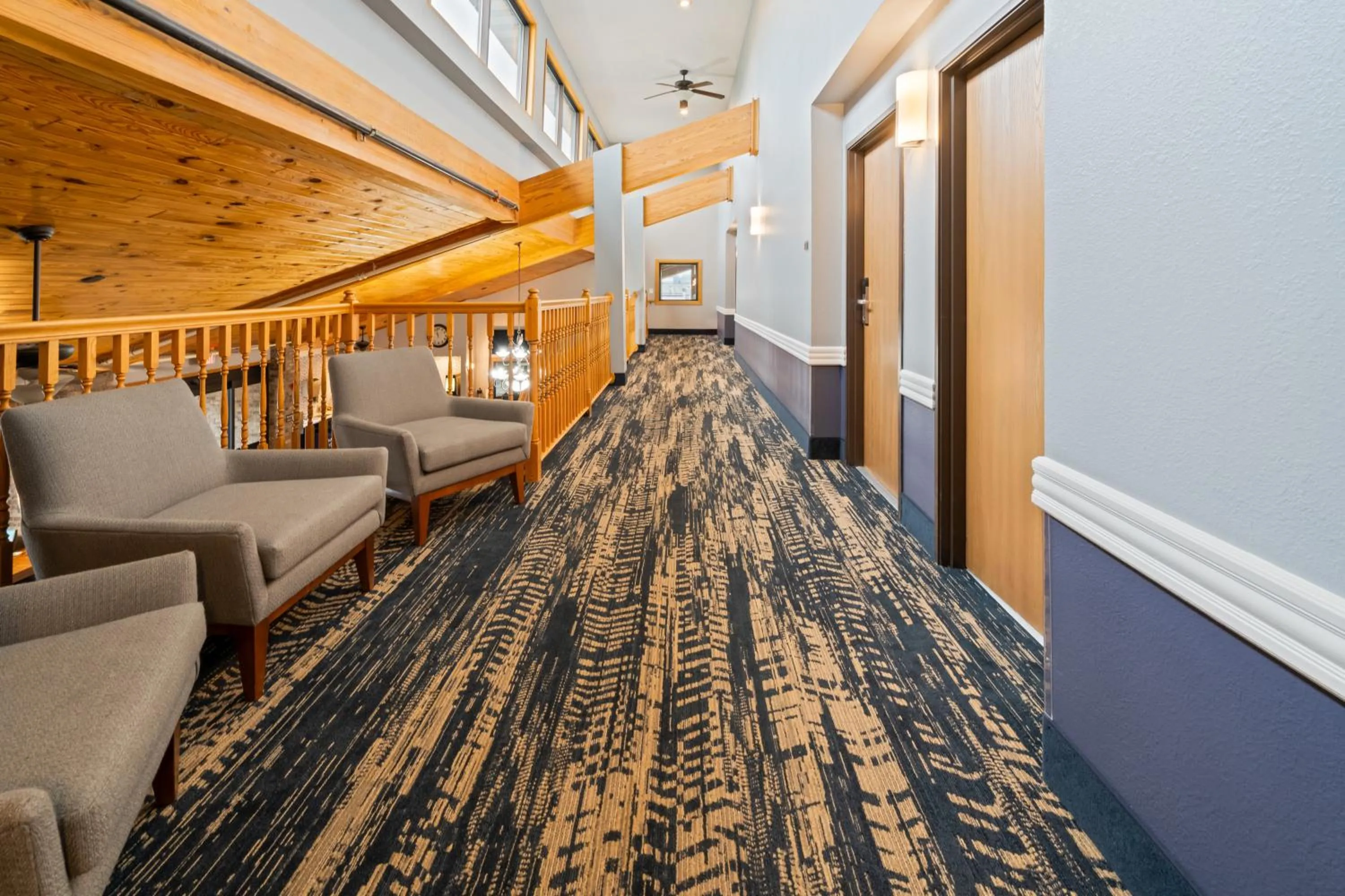 Seating area in AmericInn by Wyndham Bismarck