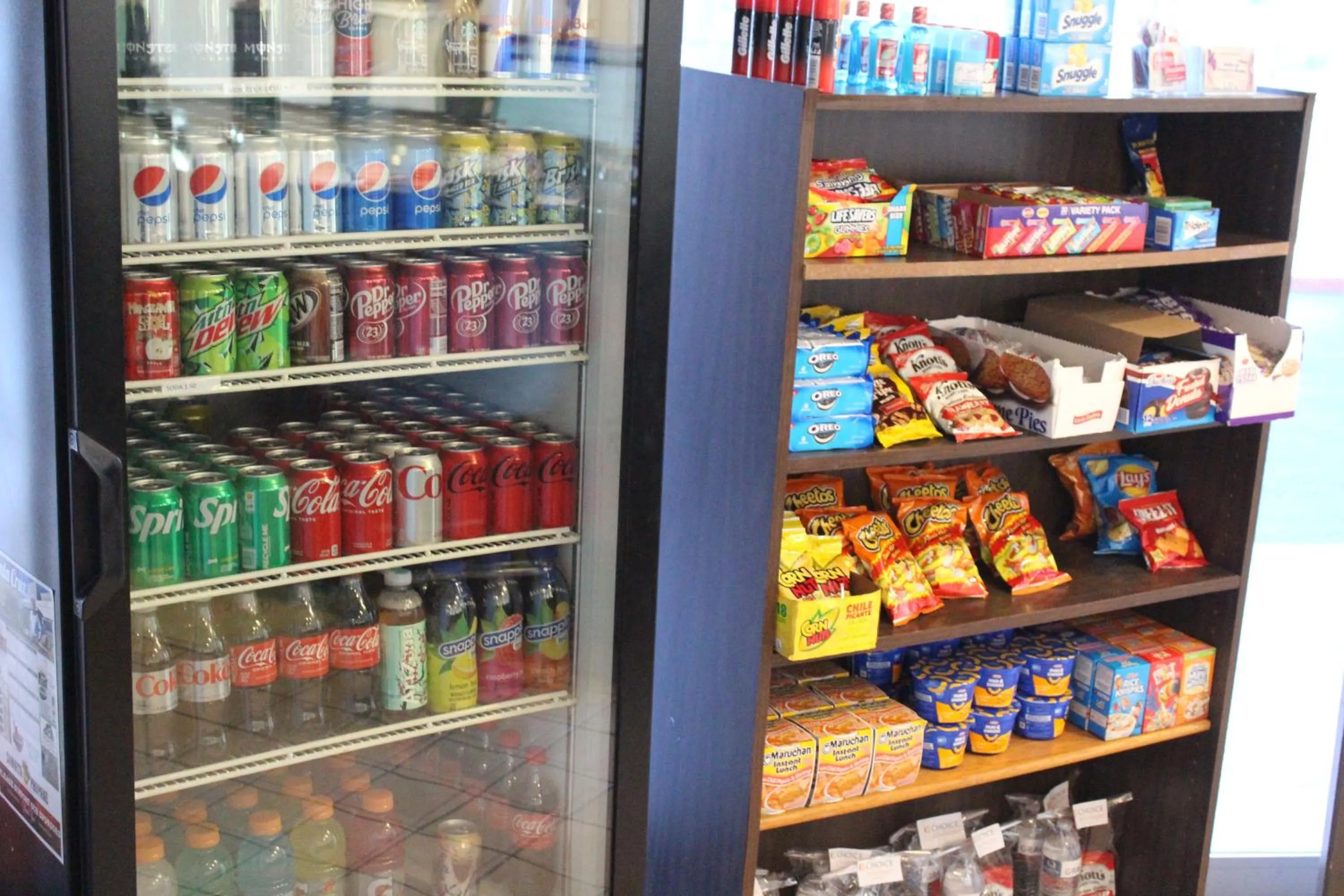 vending machine in Hotel Americana